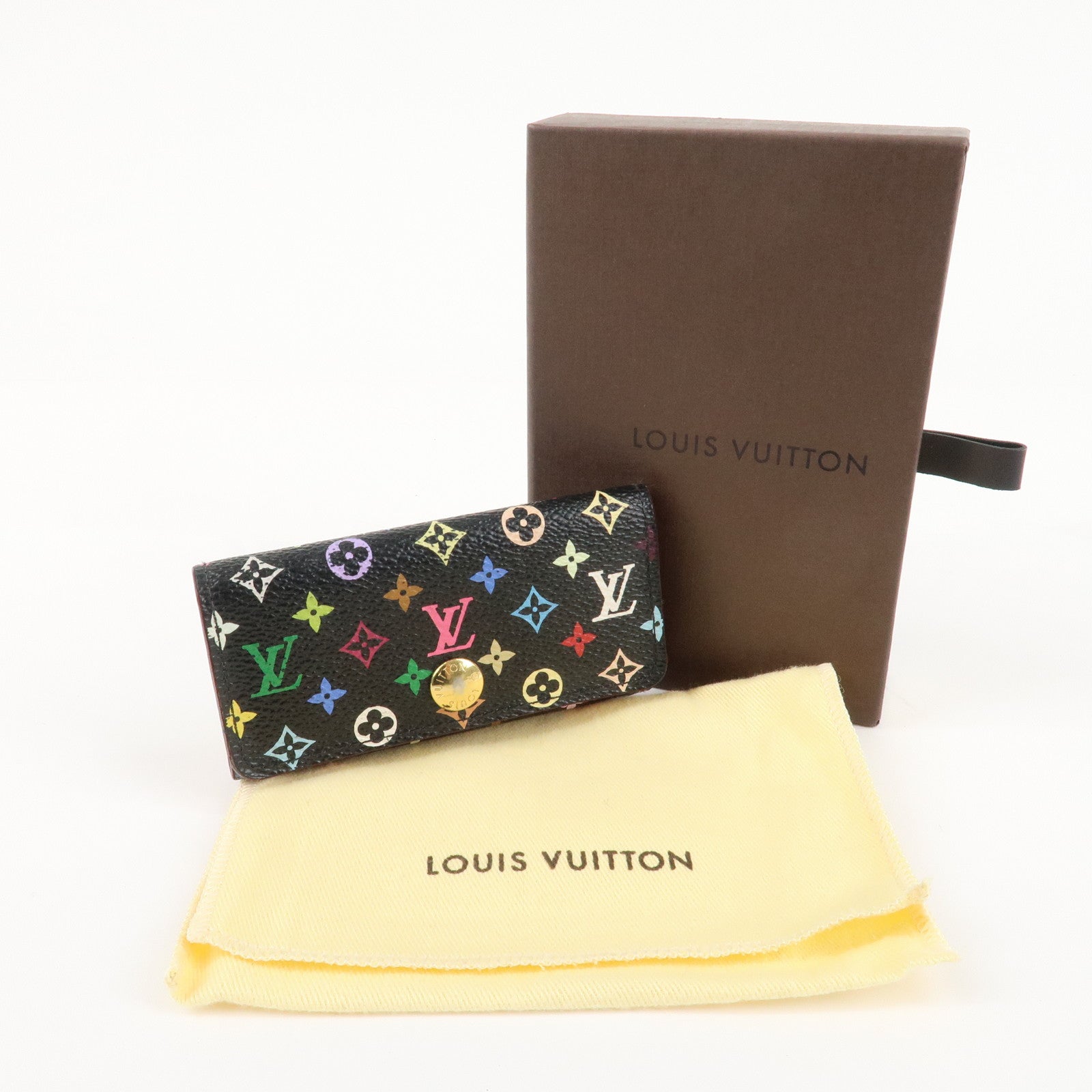 Louis Vuitton Monogram Multicolor Multicles 4 Key Case Noir M93732 Used