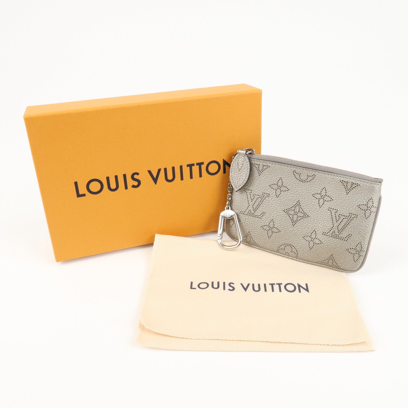 Louis Vuitton Monogram Mahina Pochette Cles Coin Case M81704