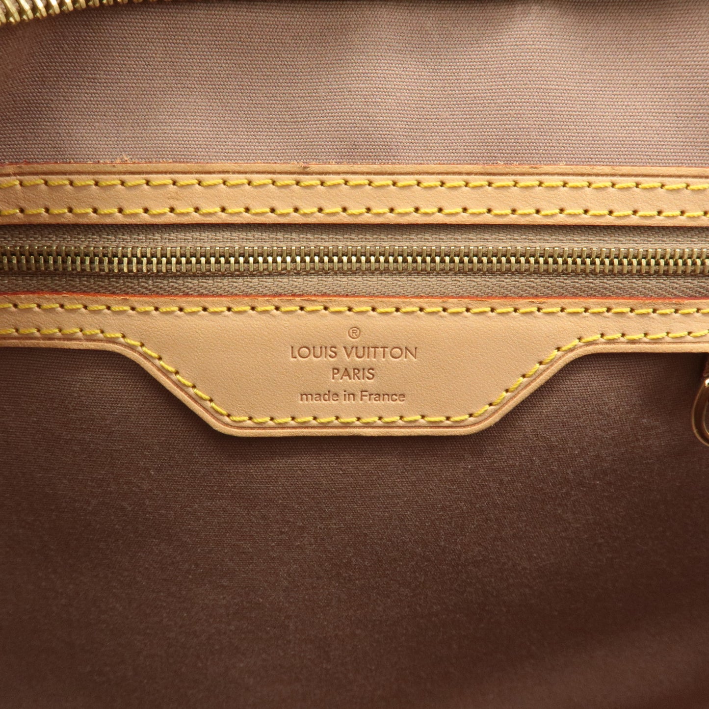 Louis Vuitton Monogram Vernis Blair MM Hand Bag Beige M91755