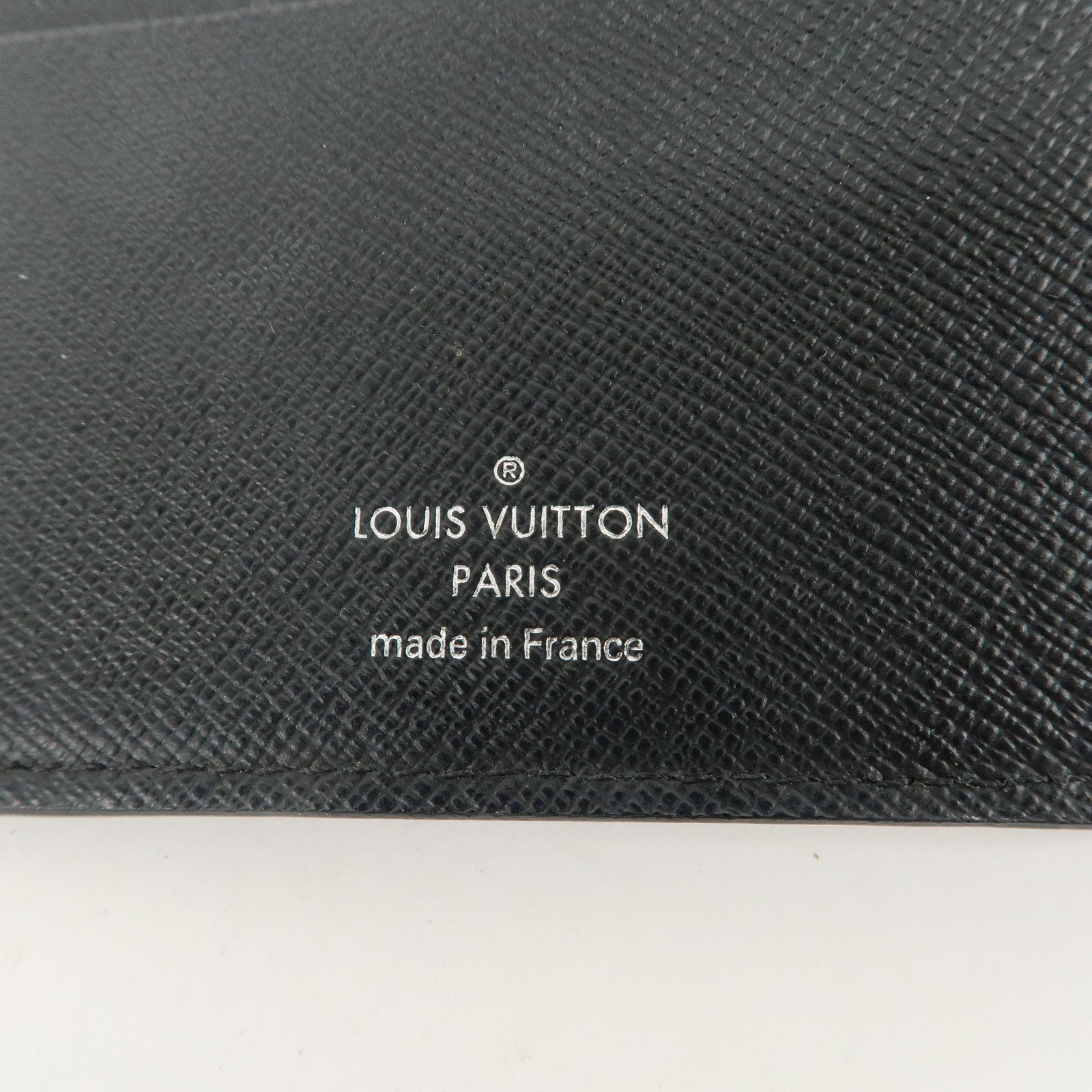 Louis Vuitton Epi Leather Agenda MM Planner Cover Noir R20042