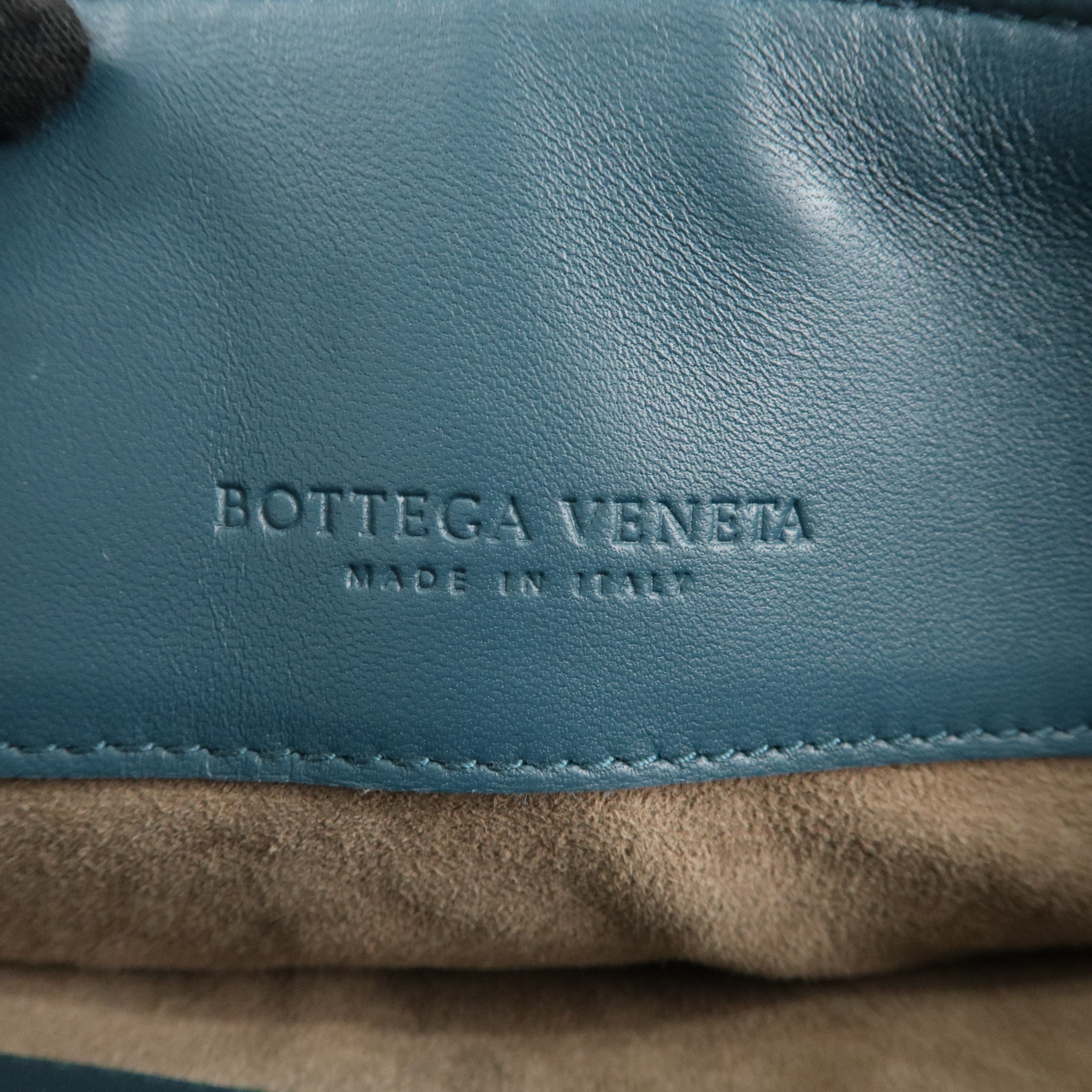 BOTTEGA VENETA Intrecciato Leather Chain Shoulder Bag Green