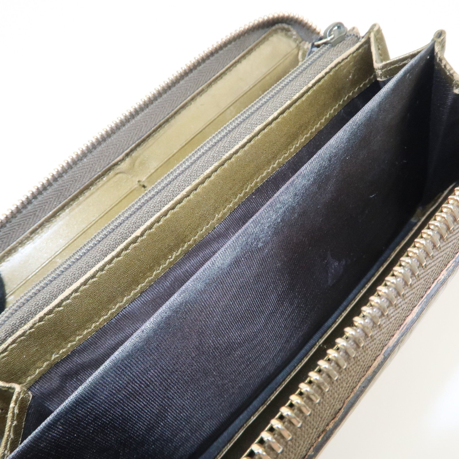 GUCCI Guccissima Set of 3 Long Wallet 143389 203618 308005 Used