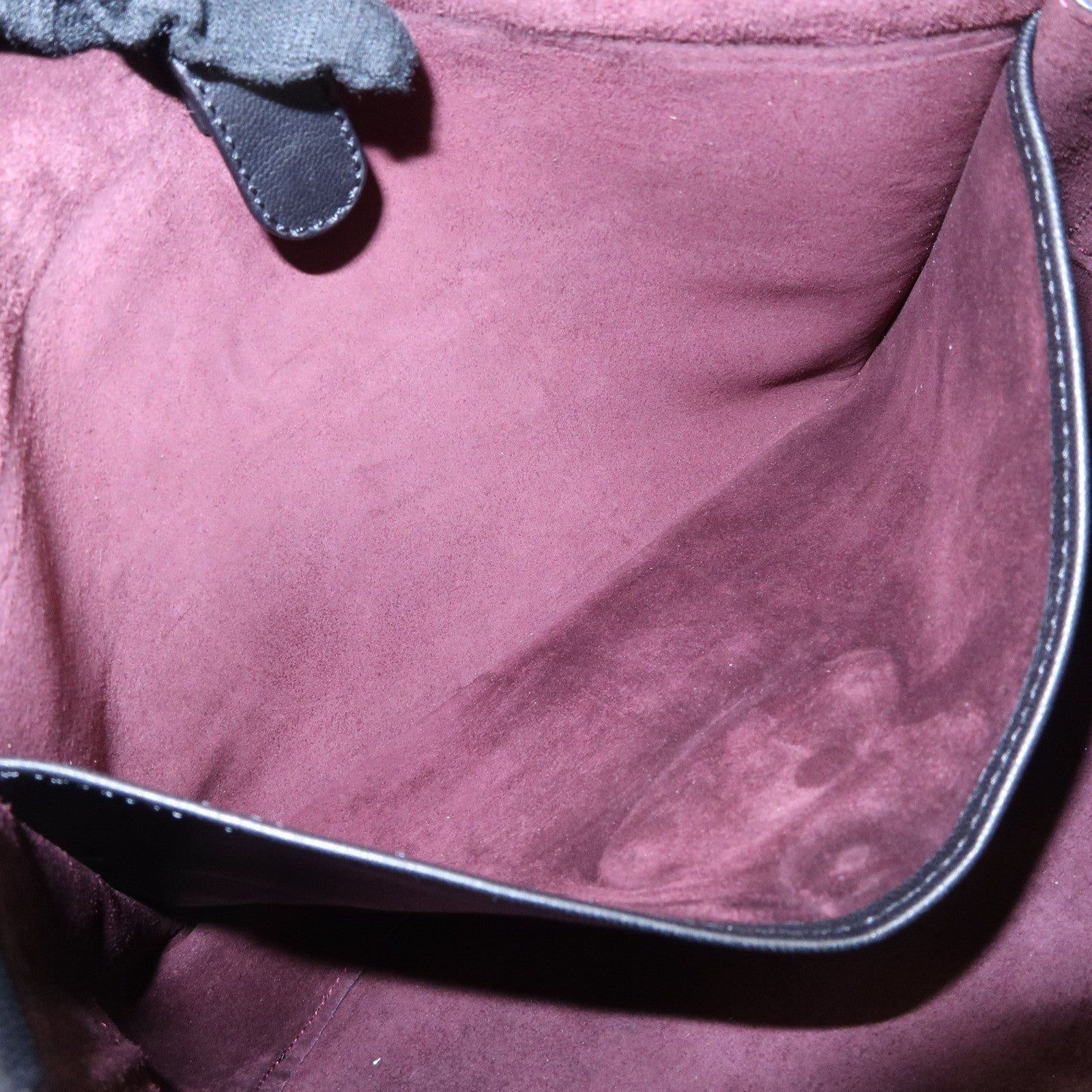 LOEWE Anagram Leather Tassel 2Way Shoulder Bag  Black 315.82.E29 Used