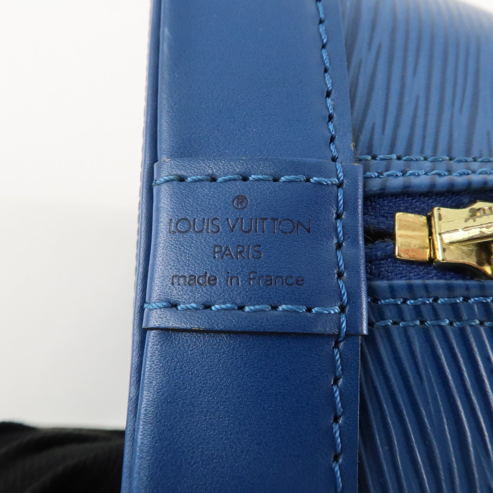 Louis Vuitton Epi Alma Hand Bag Toledo Blue M52145 Used