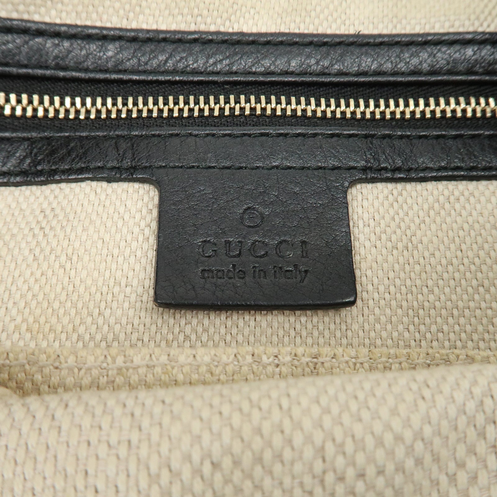 GUCCI SOHO Leather One Shoulder Bag bBack 308361