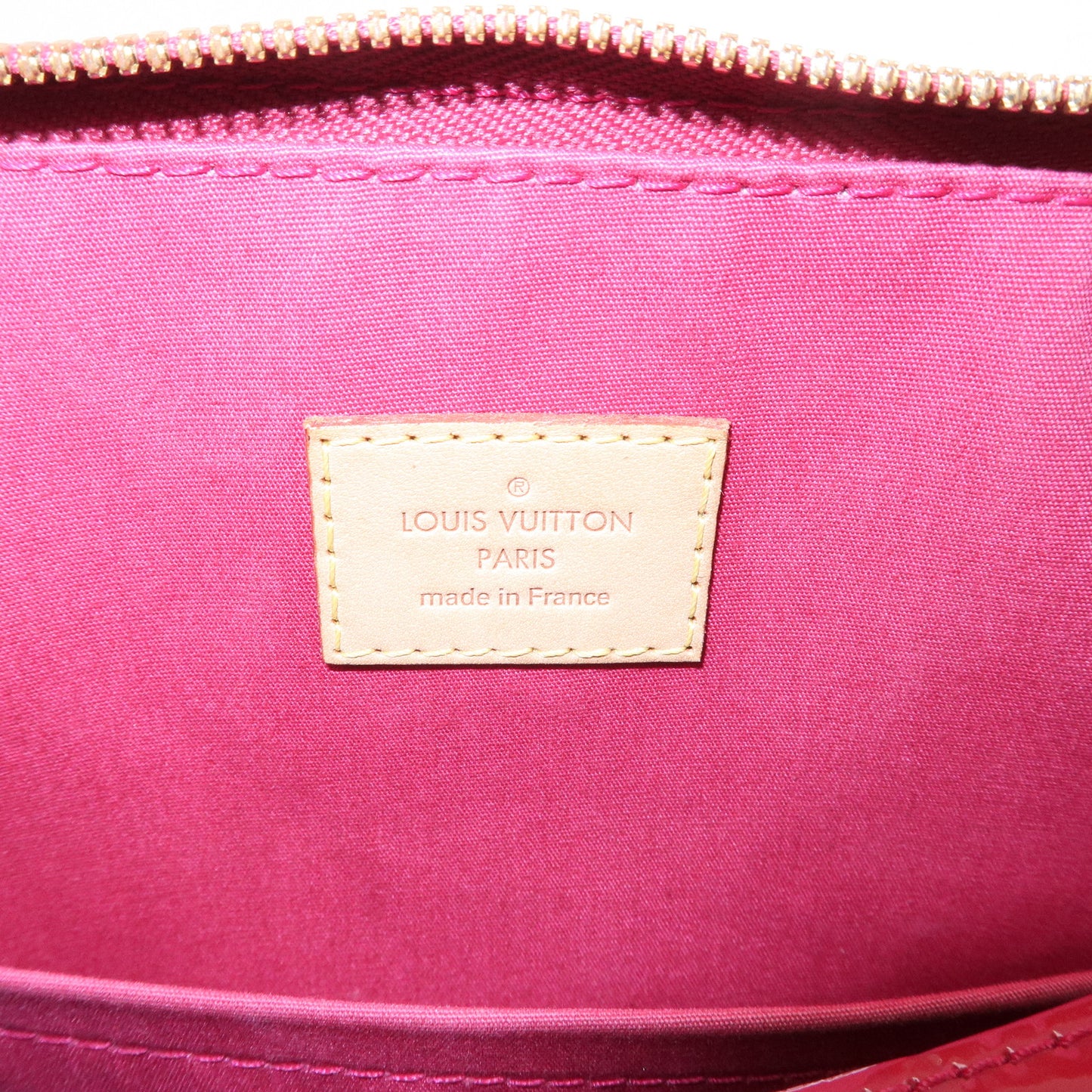 Louis Vuitton Monogram Vernis Montana Hand Bag Rose Indien M90084