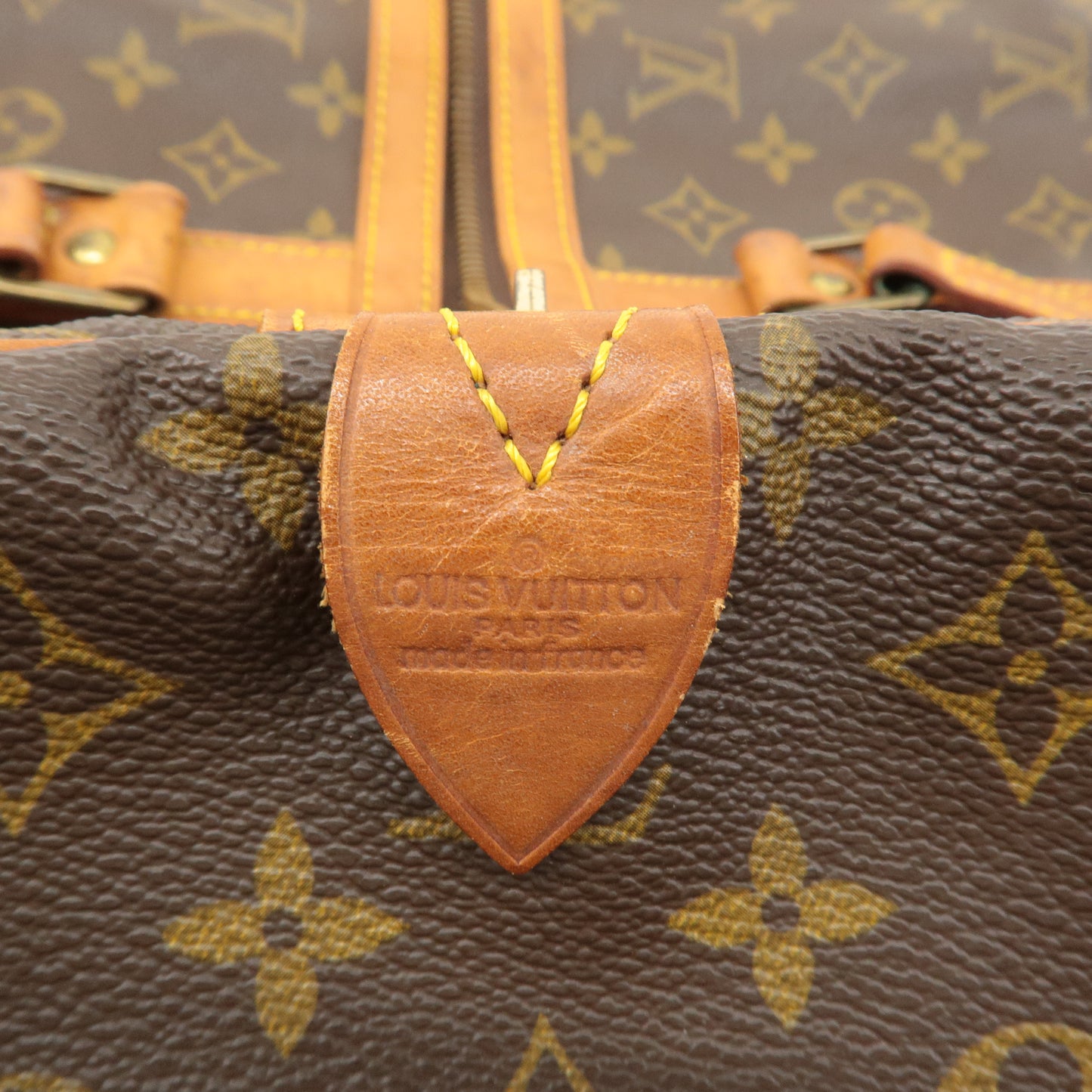 Louis Vuitton Monogram Sac Souple 55 Boston Bag Brown M41622