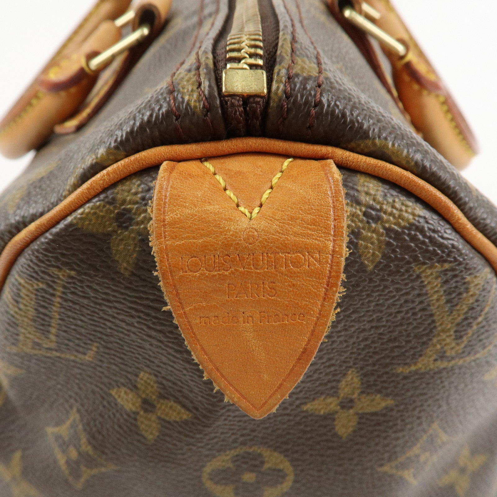 Louis Vuitton Monogram Speedy 30 Hand Bag Boston Bag M41526 Used