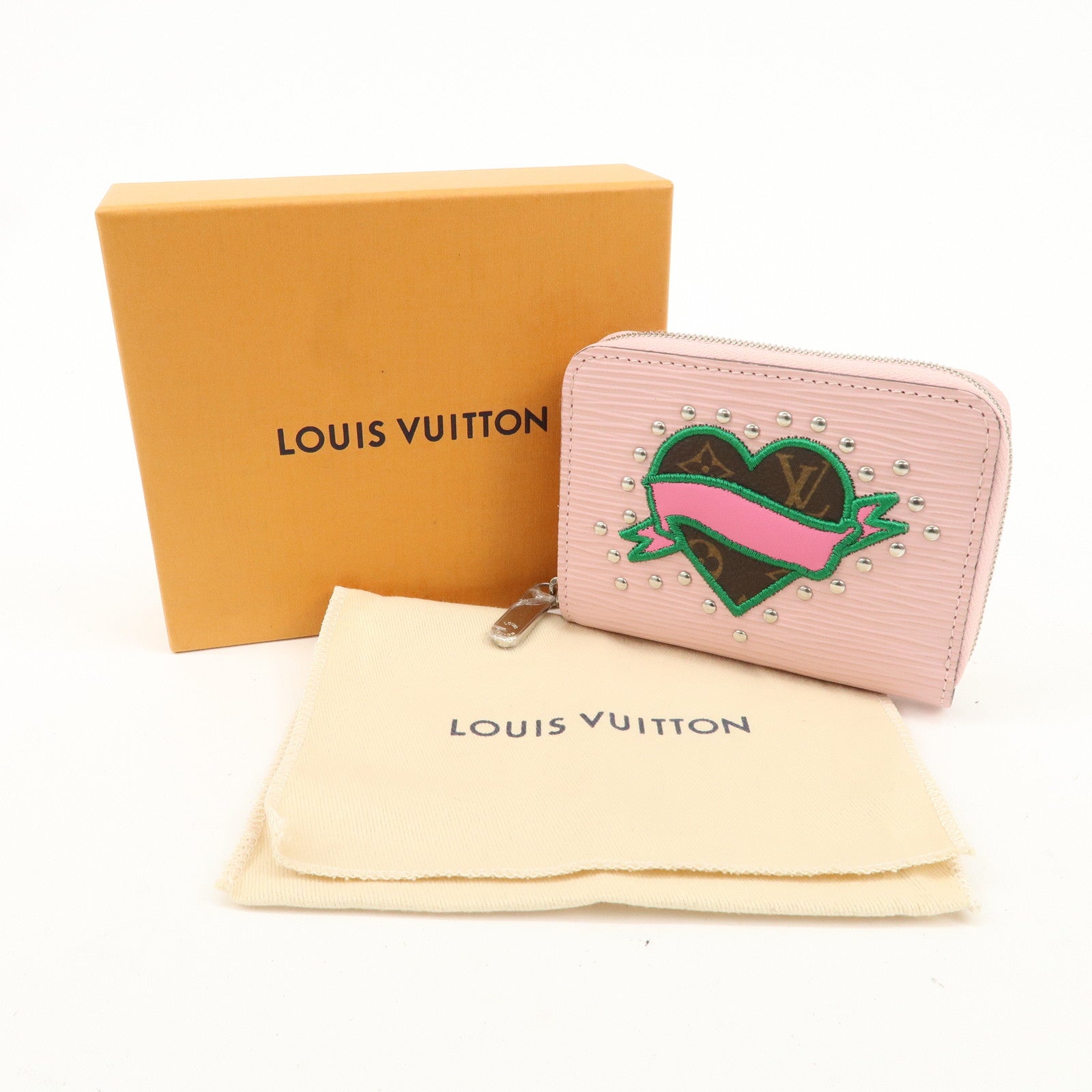 Louis Vuitton Epi LV Stories Zippy Coin Case Rose Ballerine M63723