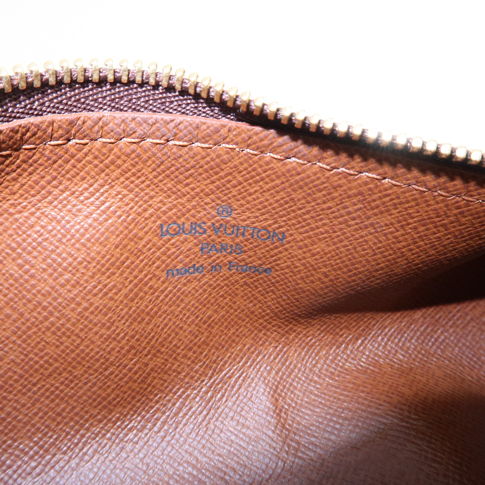 Louis Vuitton Monogram Mini Pouch for Papillon Bag New Style Brown Used