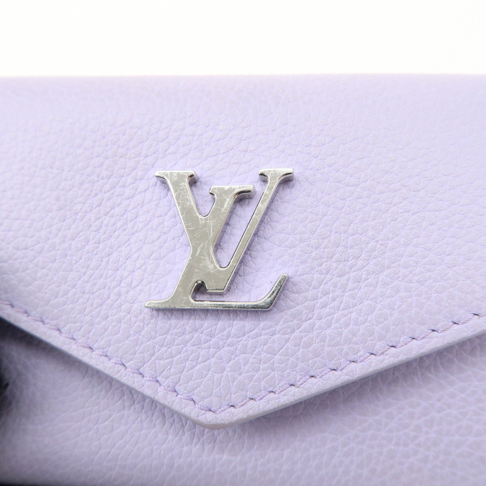 Louis Vuitton Portefeuille Lock Mini Wallet Purple M81887 Used