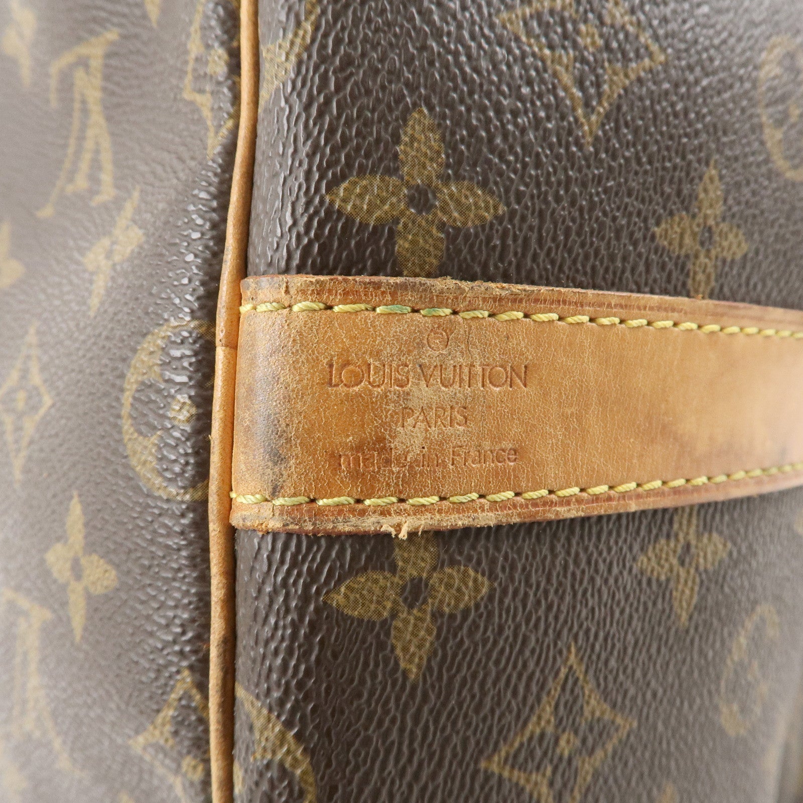 Louis Vuitton Monogram Keep All Bandouliere 55 Brown M41414 Used