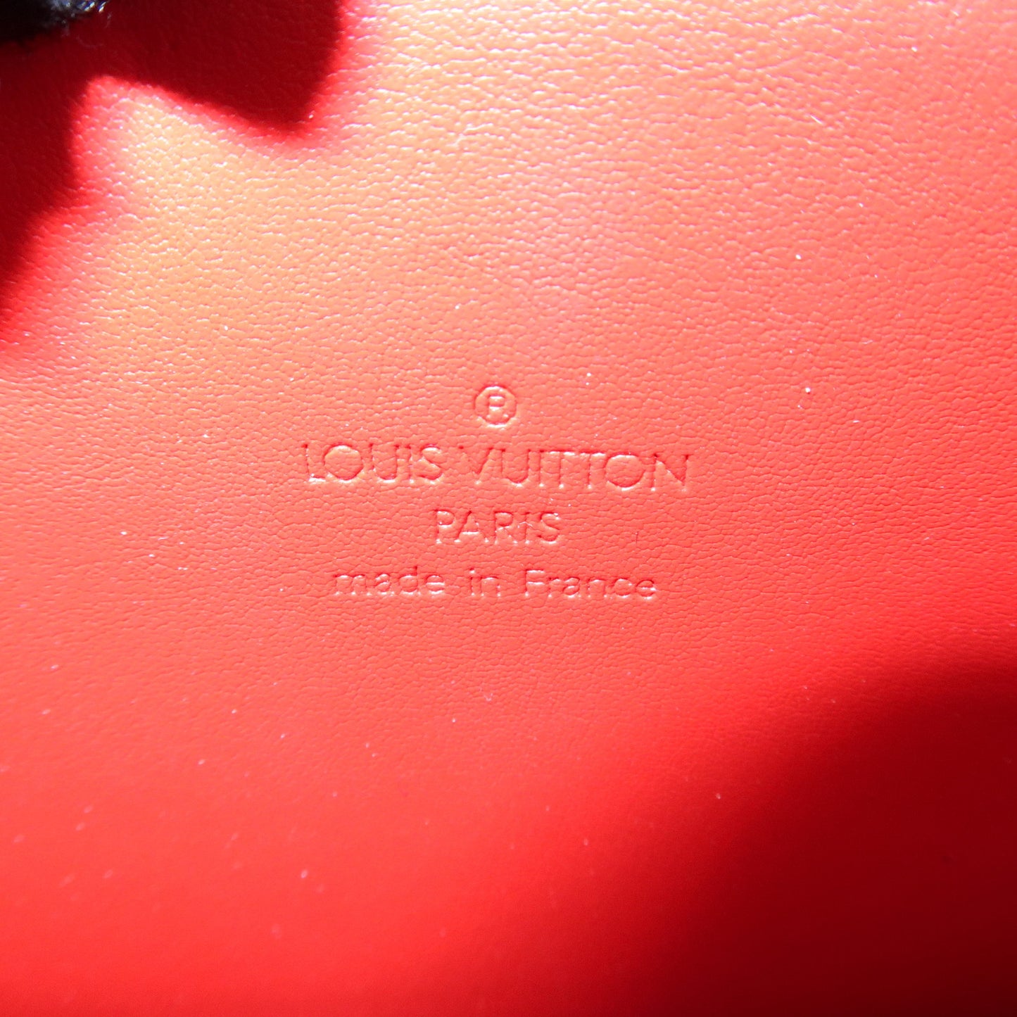 Louis Vuitton Monogram Vernis Motto Shoulder Bag Rouge M91137