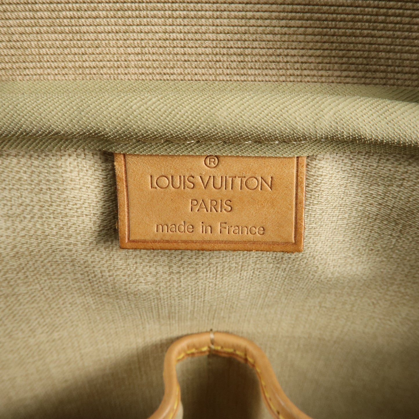 Louis Vuitton Monogram Deauville Hand Bag Brown M47270