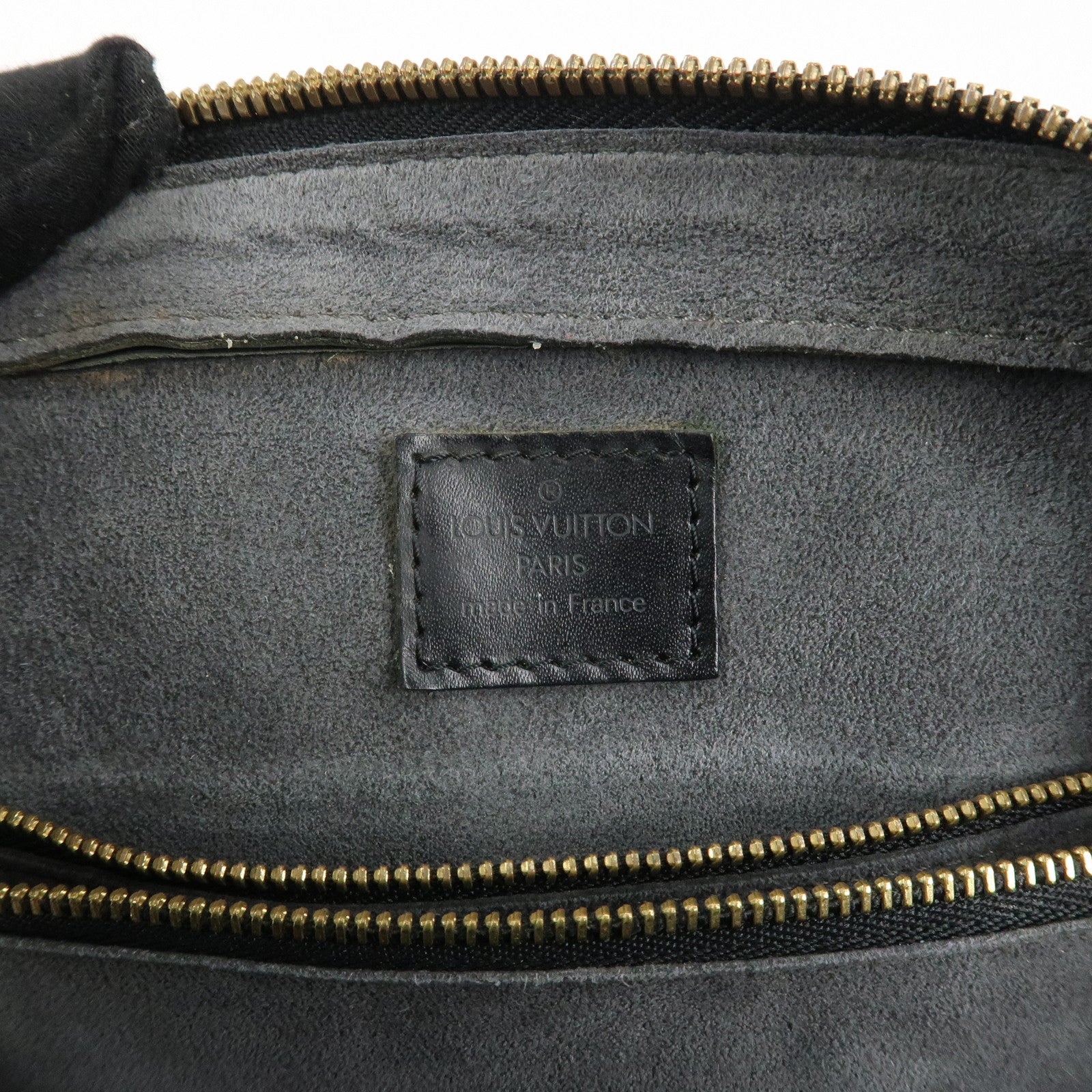 Louis Vuitton Epi Pont Neuf Hand Bag Gold HDW Noir M52052 Used