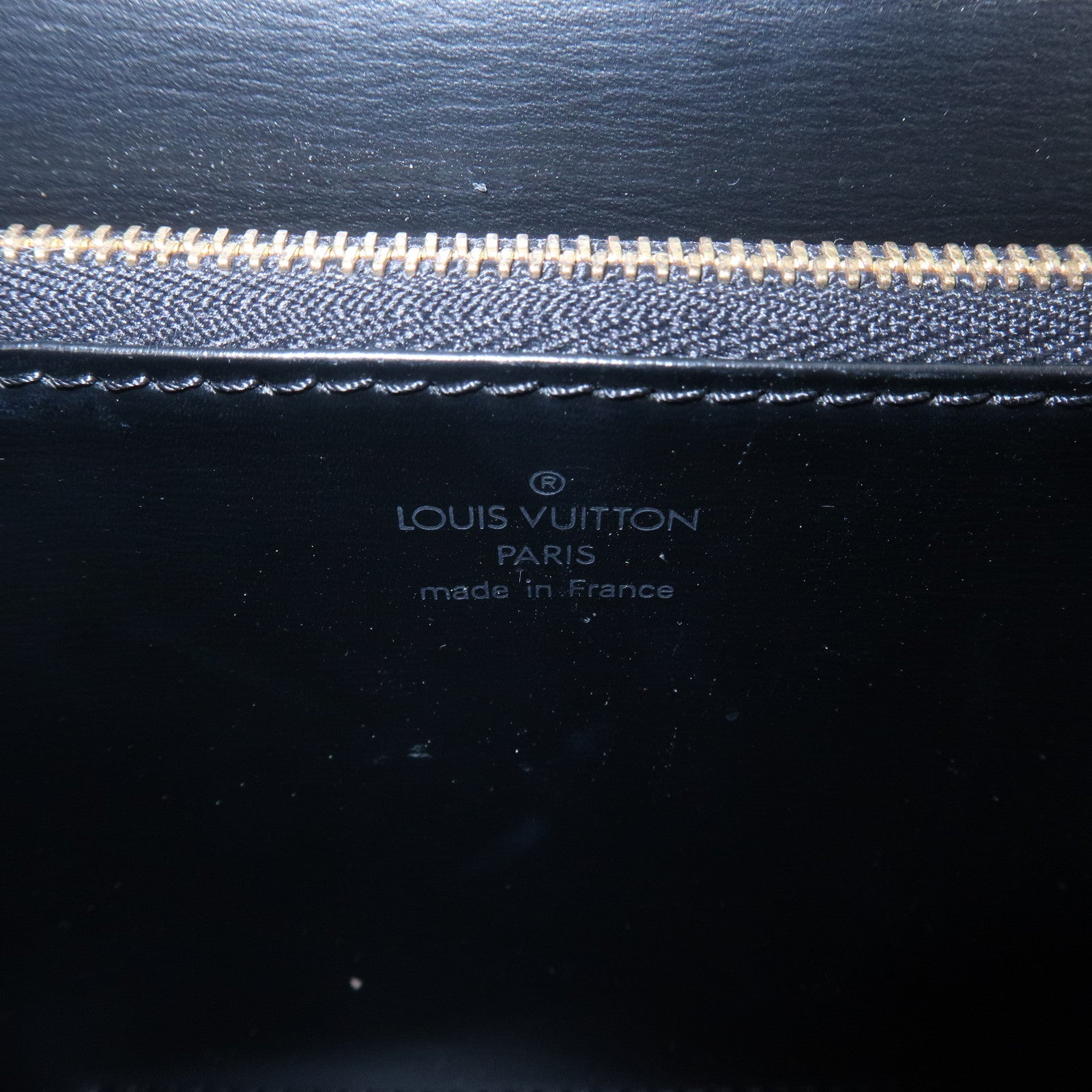 Louis Vuitton Epi Leather Malesherbes Hand Bag Black M52372