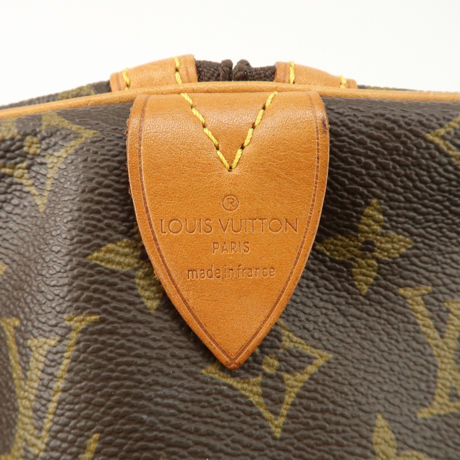 Louis Vuitton Monogram Sac Souple 45 Boston Bag Brown M41624 Used