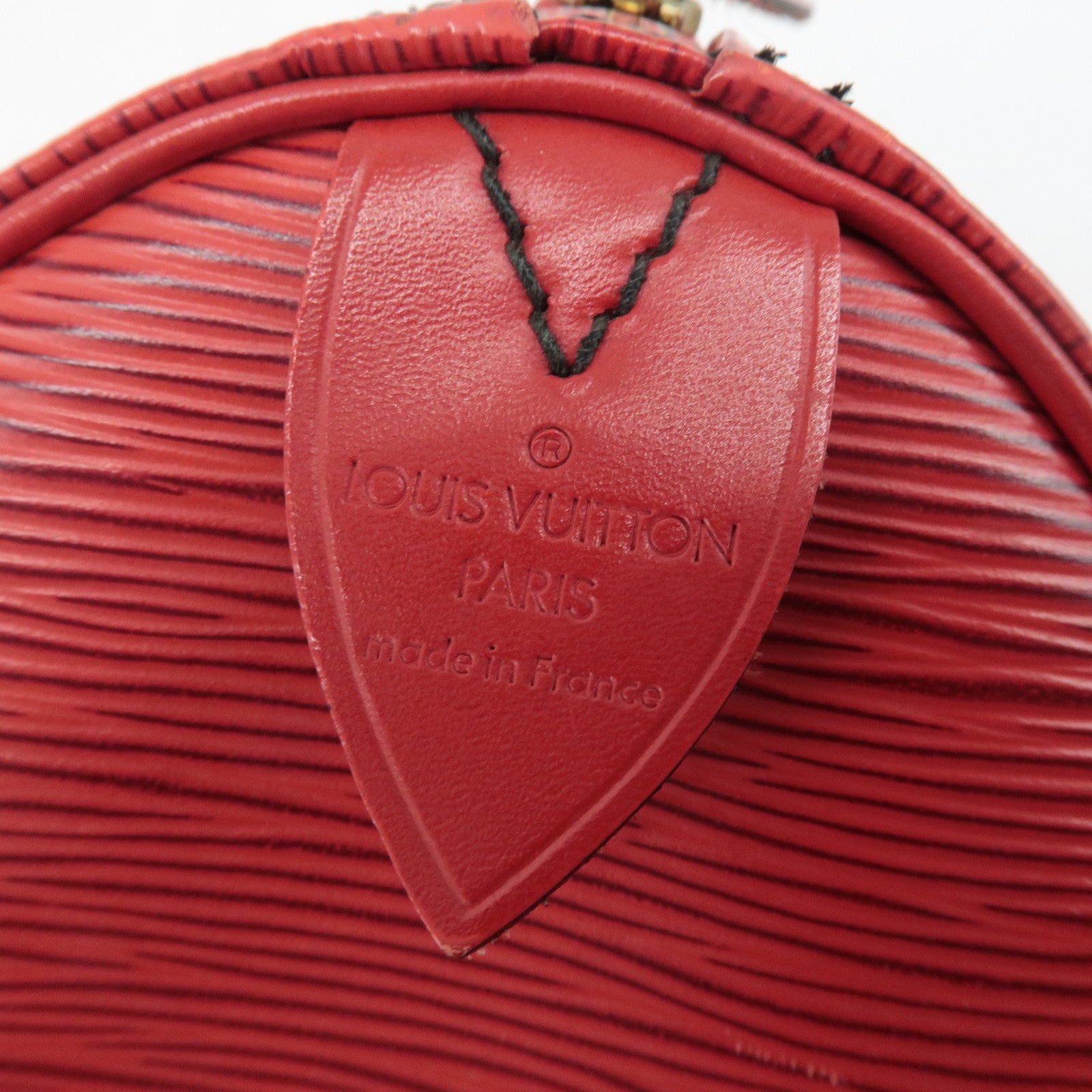 Louis Vuitton Epi Speedy 25 Hand Bag Castilian Red M43017