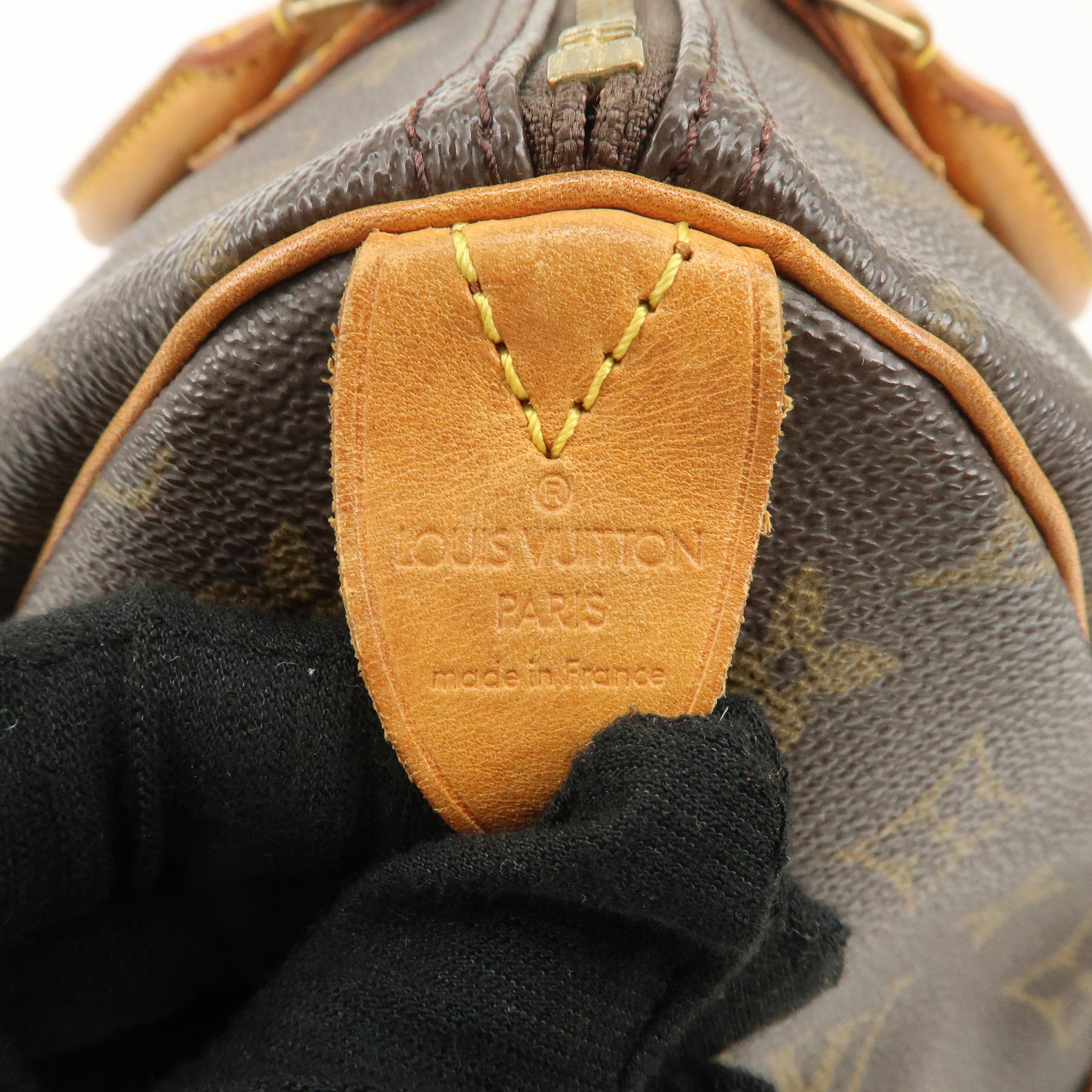 Louis Vuitton Monogram Speedy 35 Hand Bag Boston Bag M41524 Used