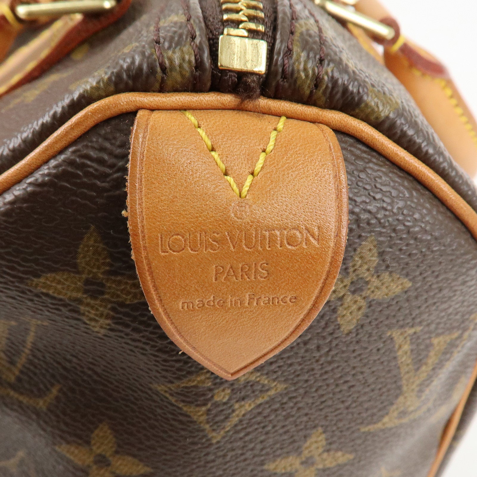 Louis Vuitton Monogram Speedy 25 Hand Bag Boston Bag M41528