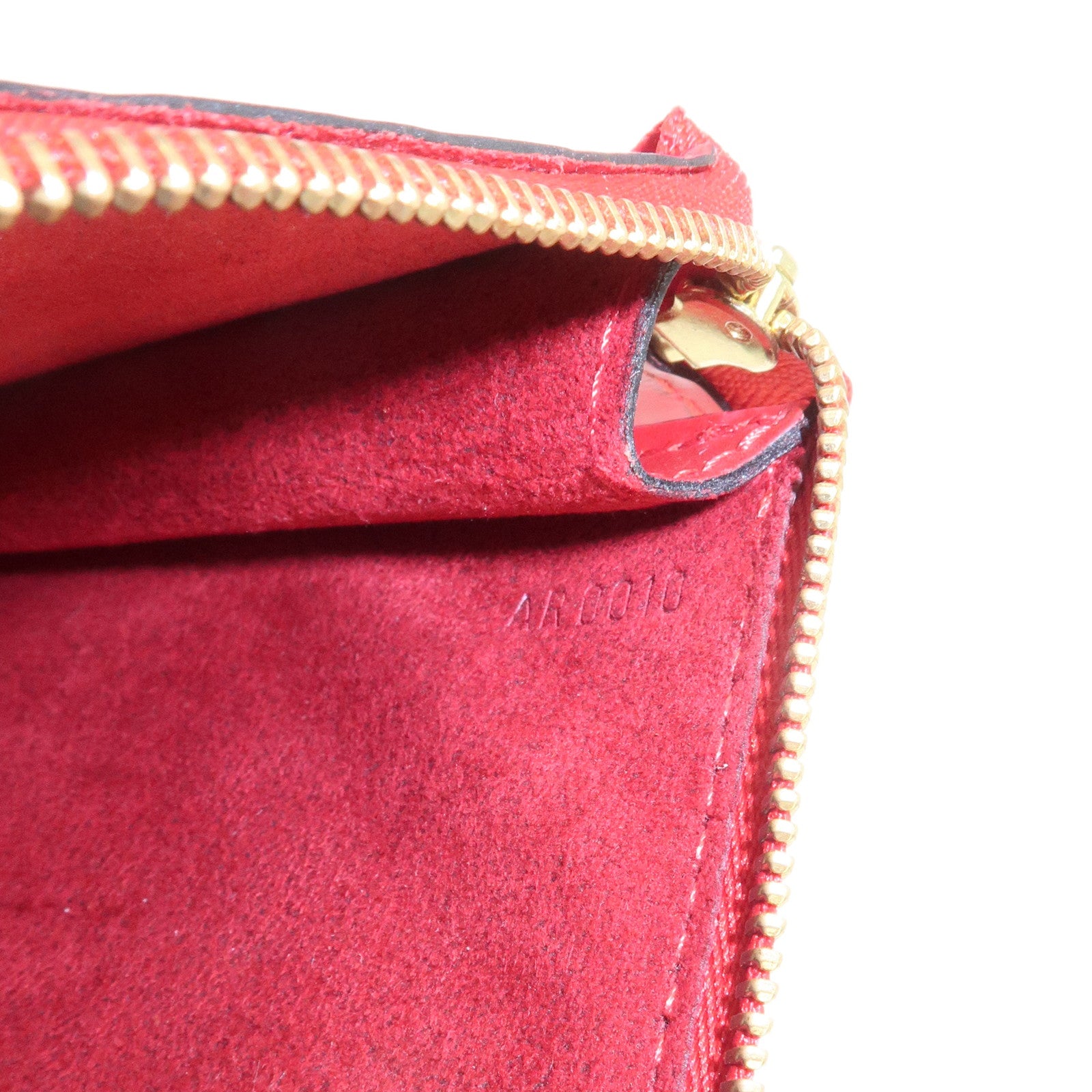 Authe Louis Vuitton Epi Pochette Accessoires Pouch Castilian Red M52947 Used