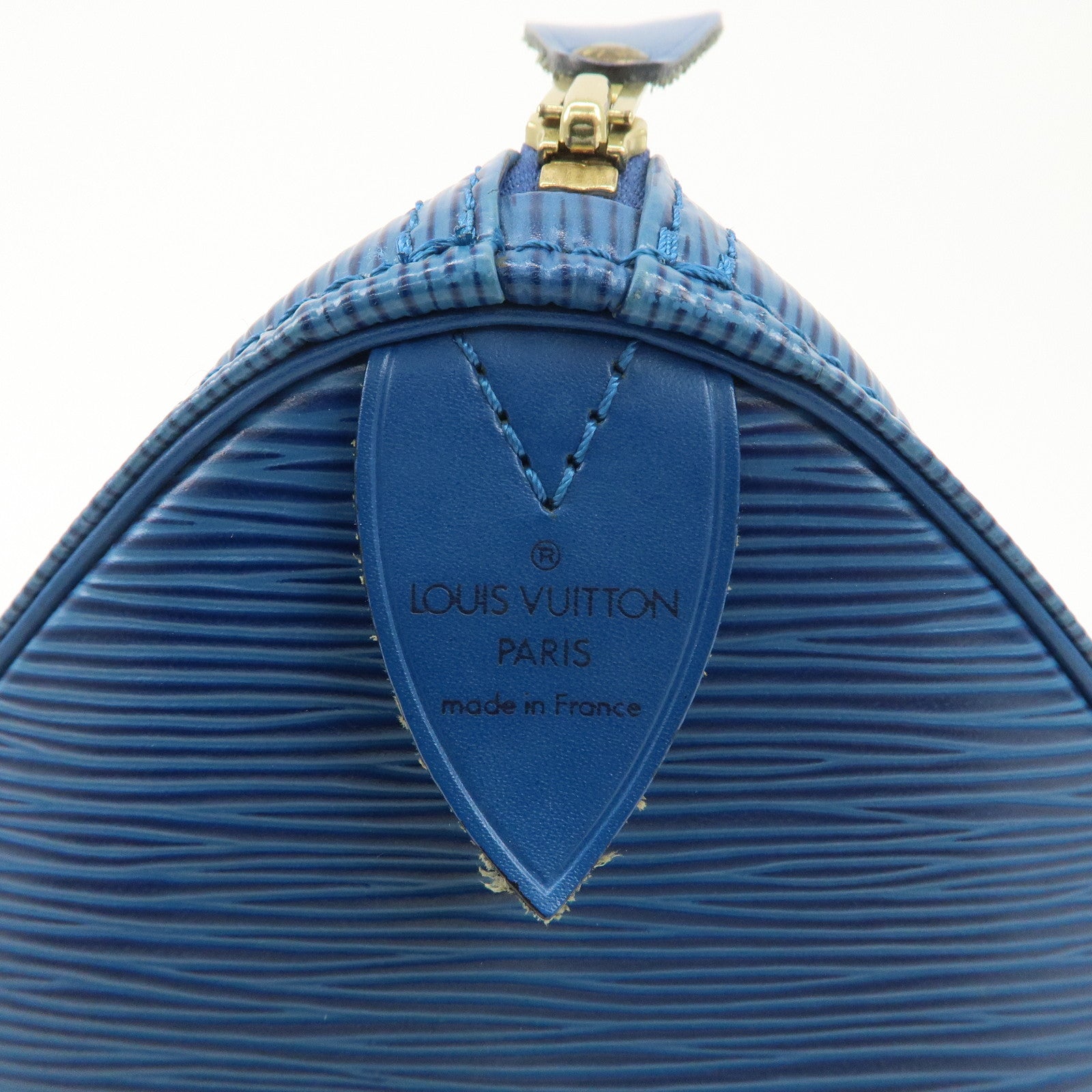 Louis Vuitton Epi Speedy 25 Hand Boston Bag Blue M43015 Used