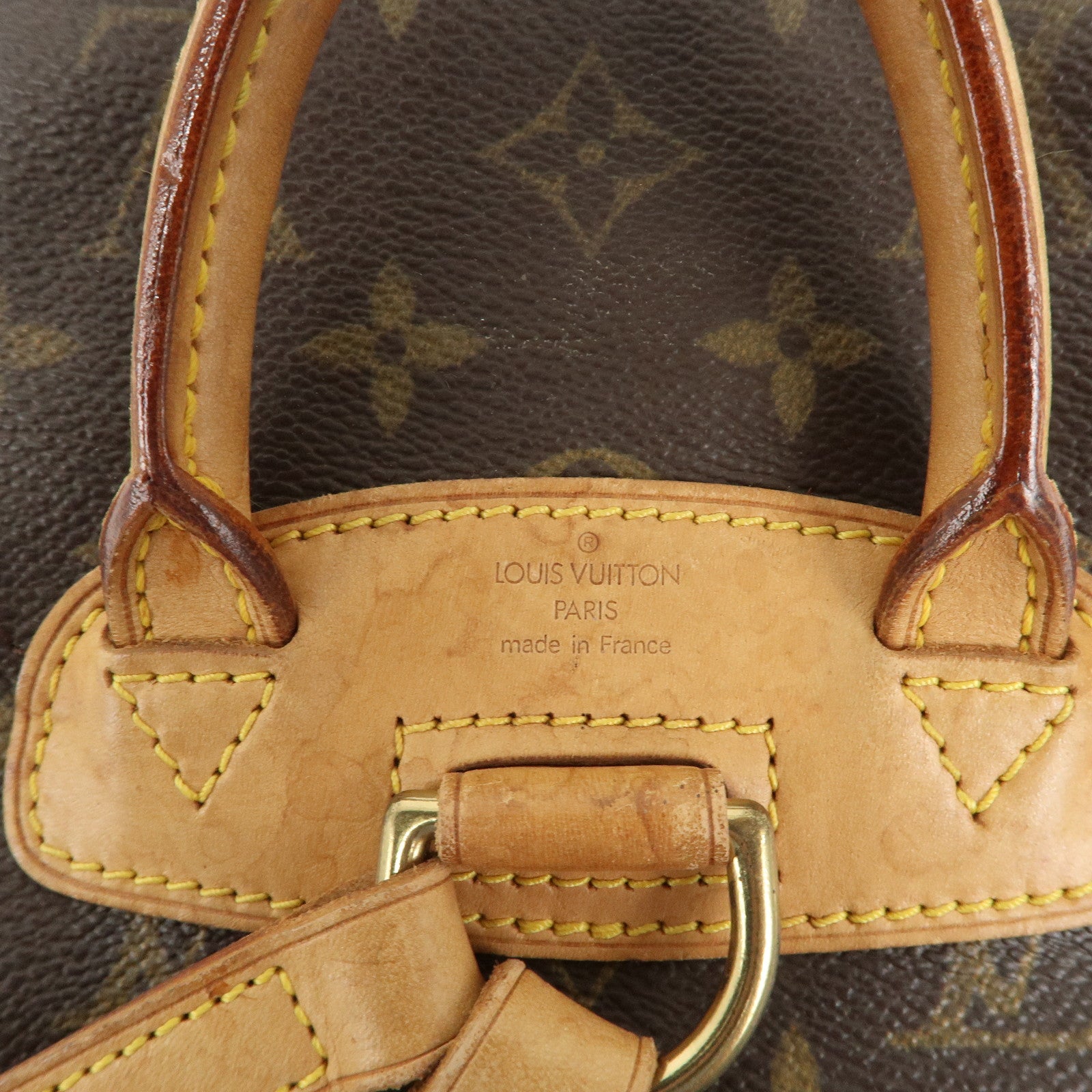 Louis Vuitton Monogram Mini Montsouris Backpack Bag M51137 Used