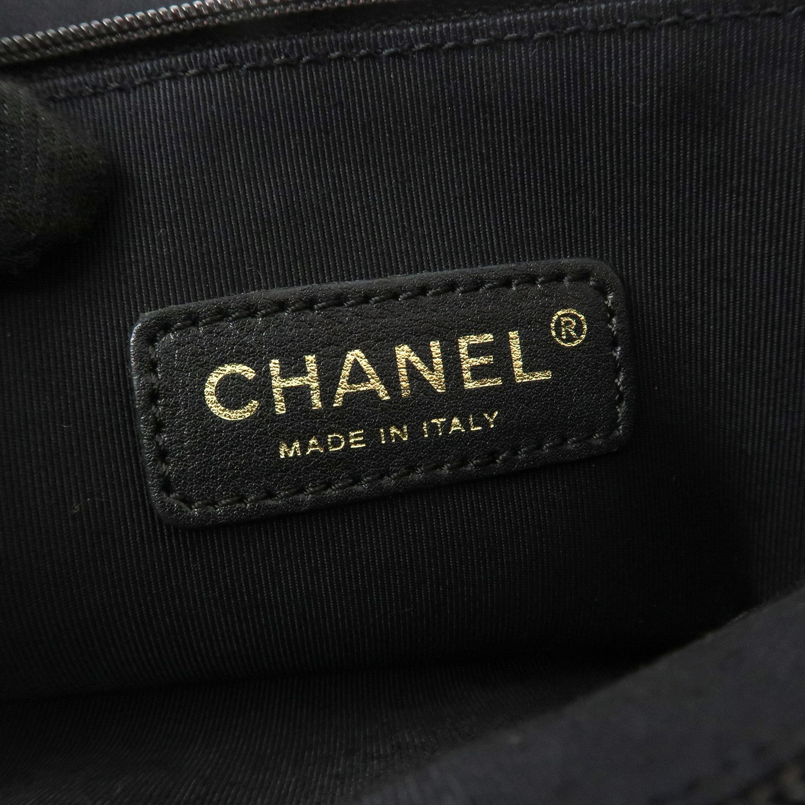 CHANEL PVC Patent Leather Vinyl Triple COCO Mark Tote Bag Black Used