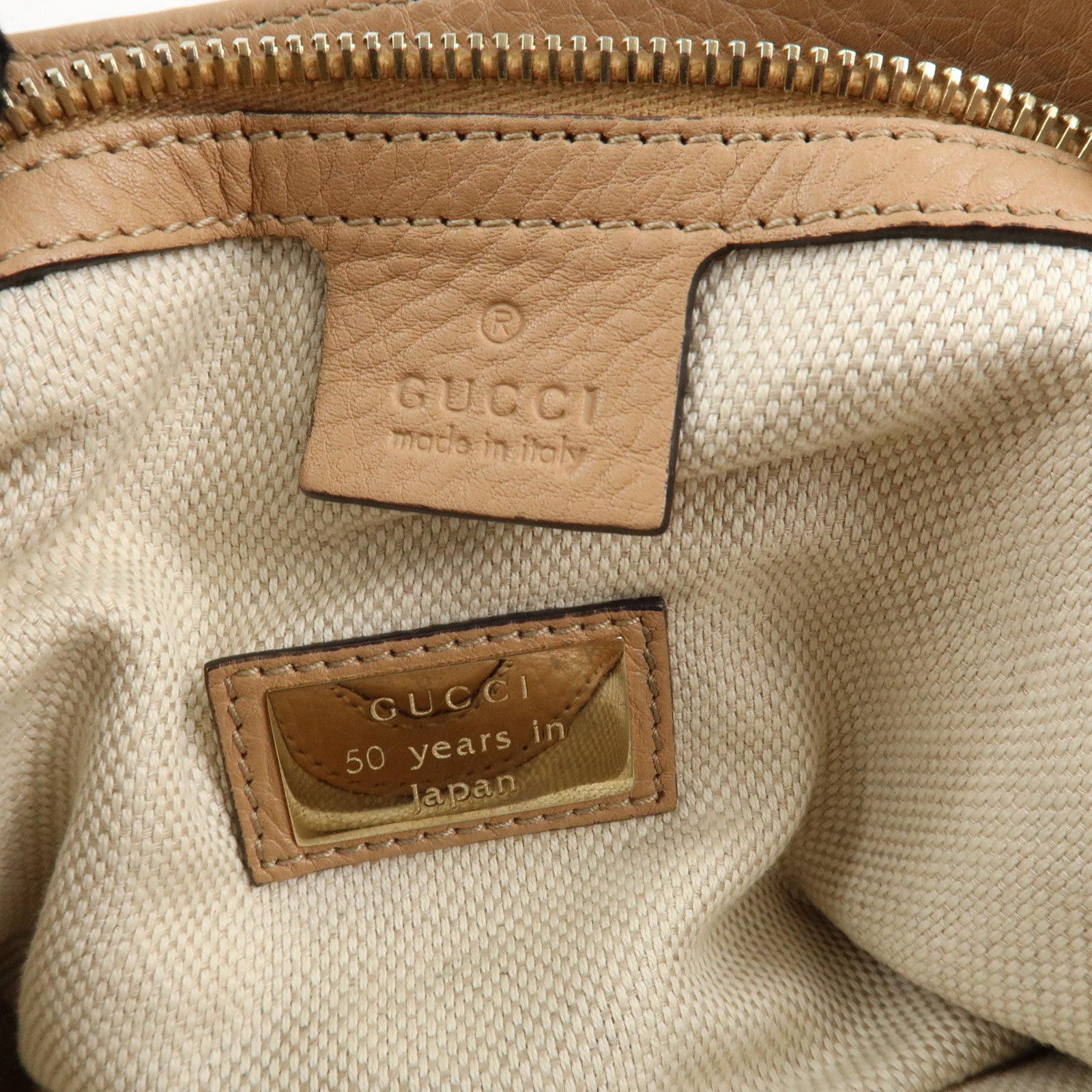 GUCCI Bamboo Canvas Leather 2Way Bag Flora Japan Limited 336032