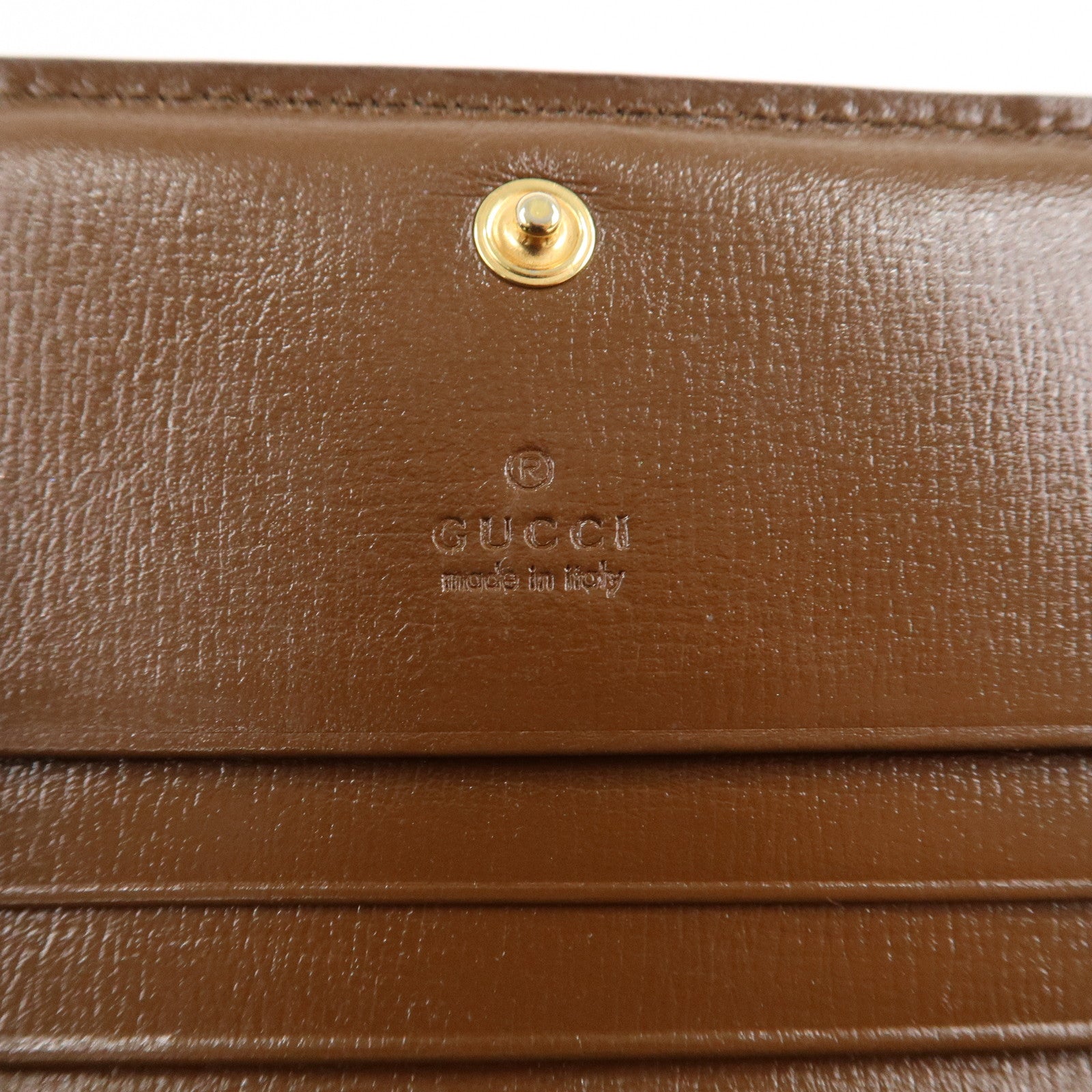 GUCCI GG Supreme Leather Heart Motif Bifold Wallet 648848