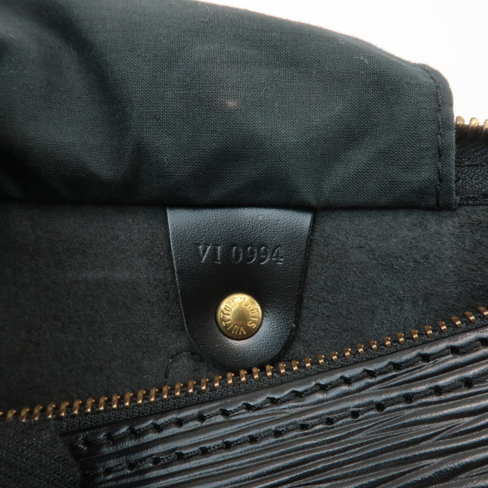 Louis Vuitton Epi Speedy 25 Boston Bag Hand Bag Noir M43012 Used