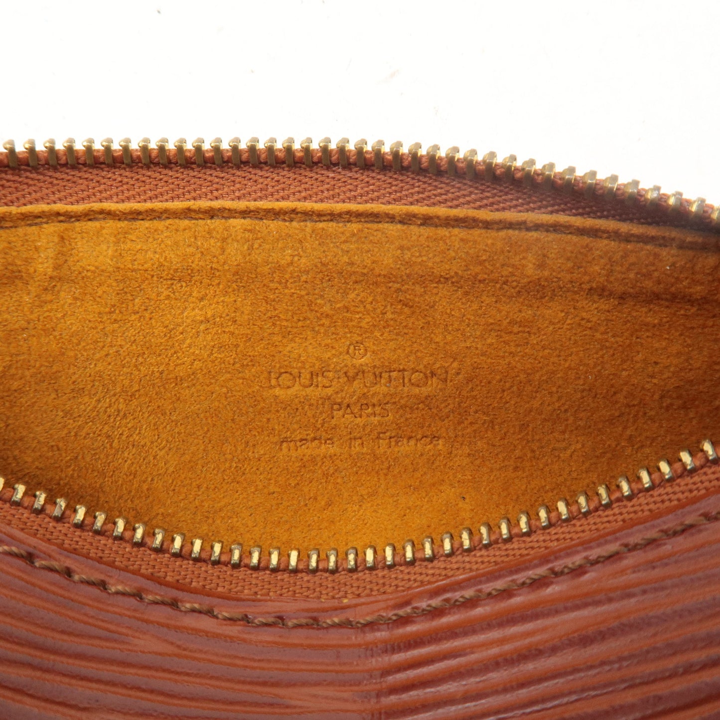 Louis Vuitton Epi Soufflot Shoulder Bag & Pouch Kenya Brown M52223