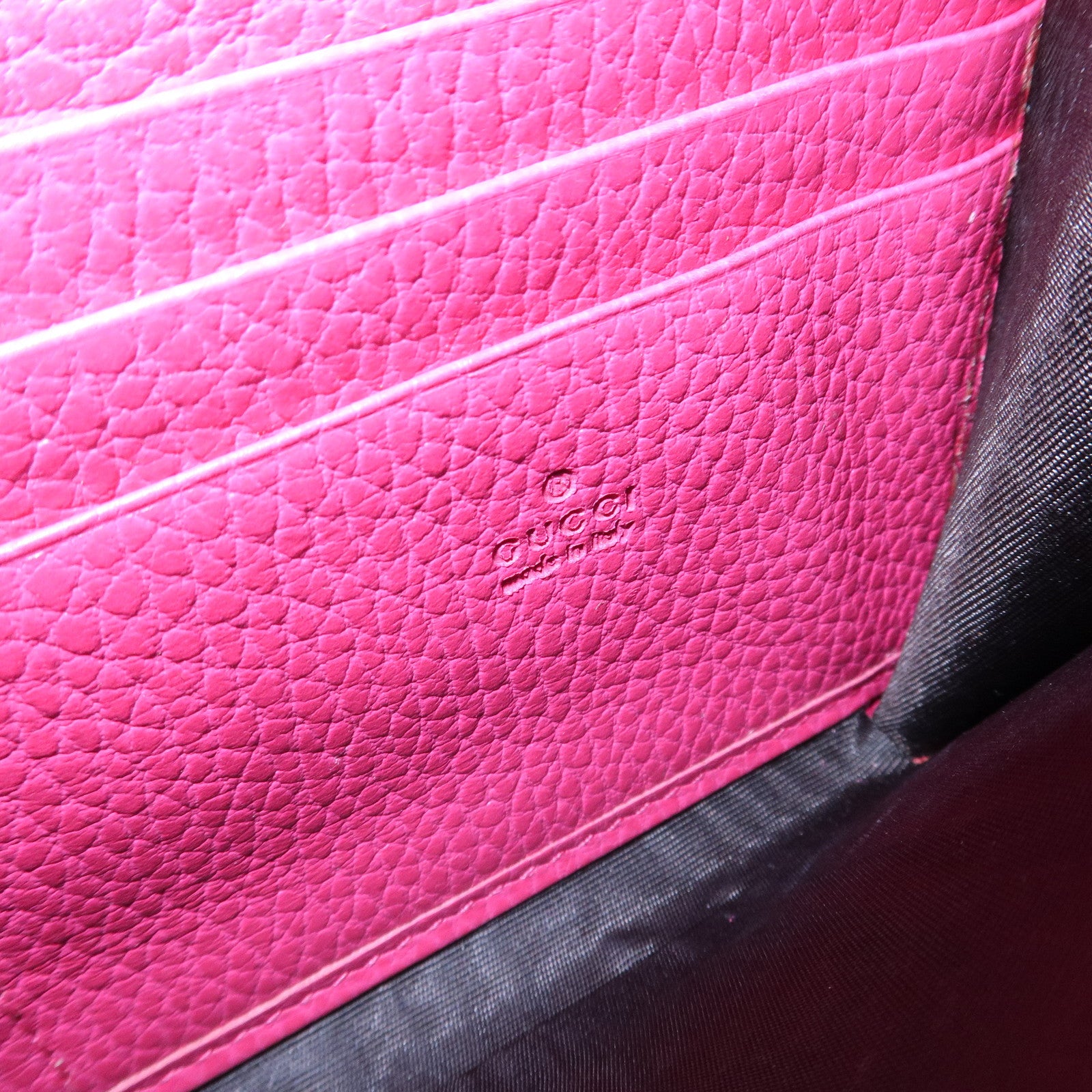 GUCCI Dionysus Leather Chain Shoulder Bag Pink 401231 Used