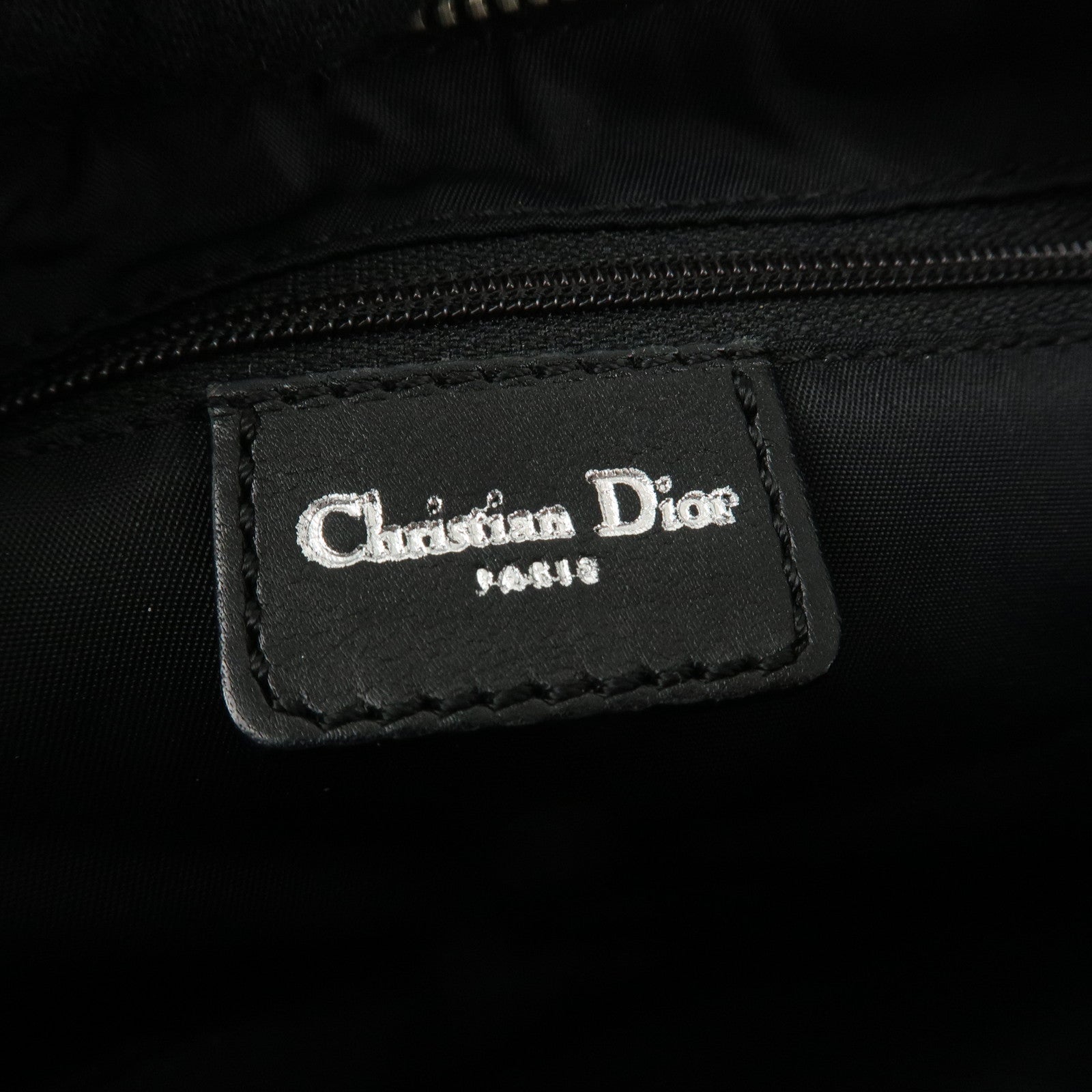 Christian Dior Trotter Street Chic Canvas Leather Shoulder Bag