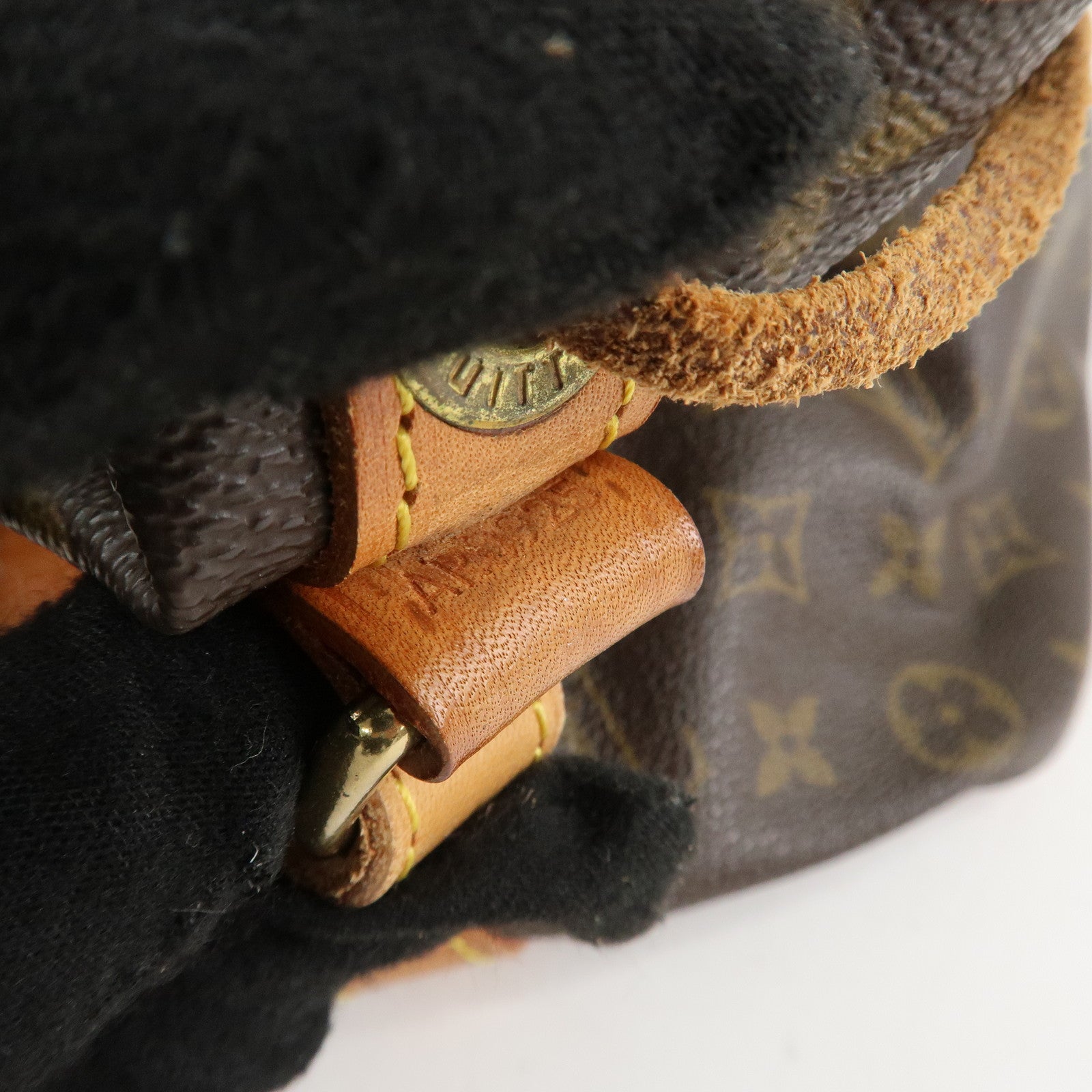 Louis Vuitton Monogram Petit Noe Shoulder Bag Brown M42226 Used