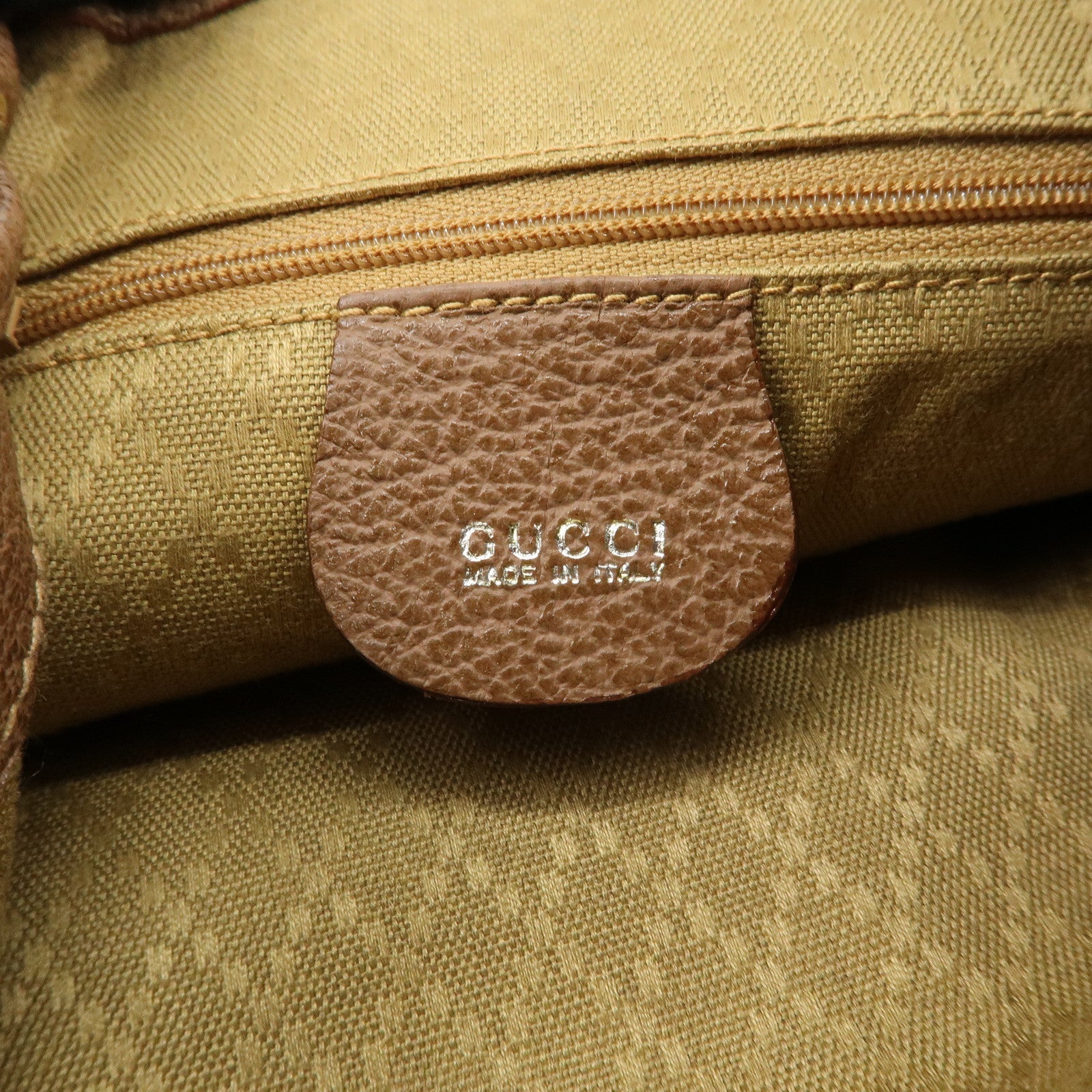 GUCCI Bamboo Suede Leather Mini Back Pack 003.1705.0030 Brown