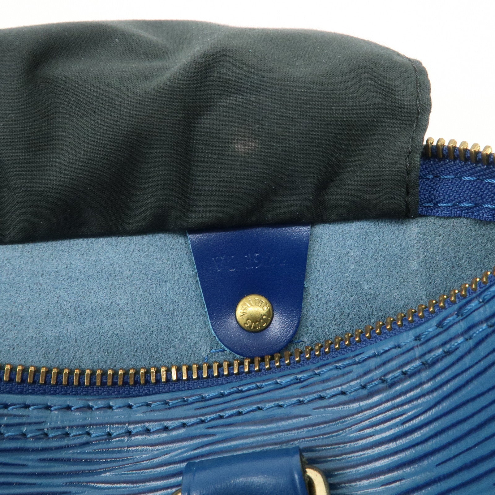 Louis Vuitton Epi Speedy 25 Hand Boston Bag Blue M43015 Used