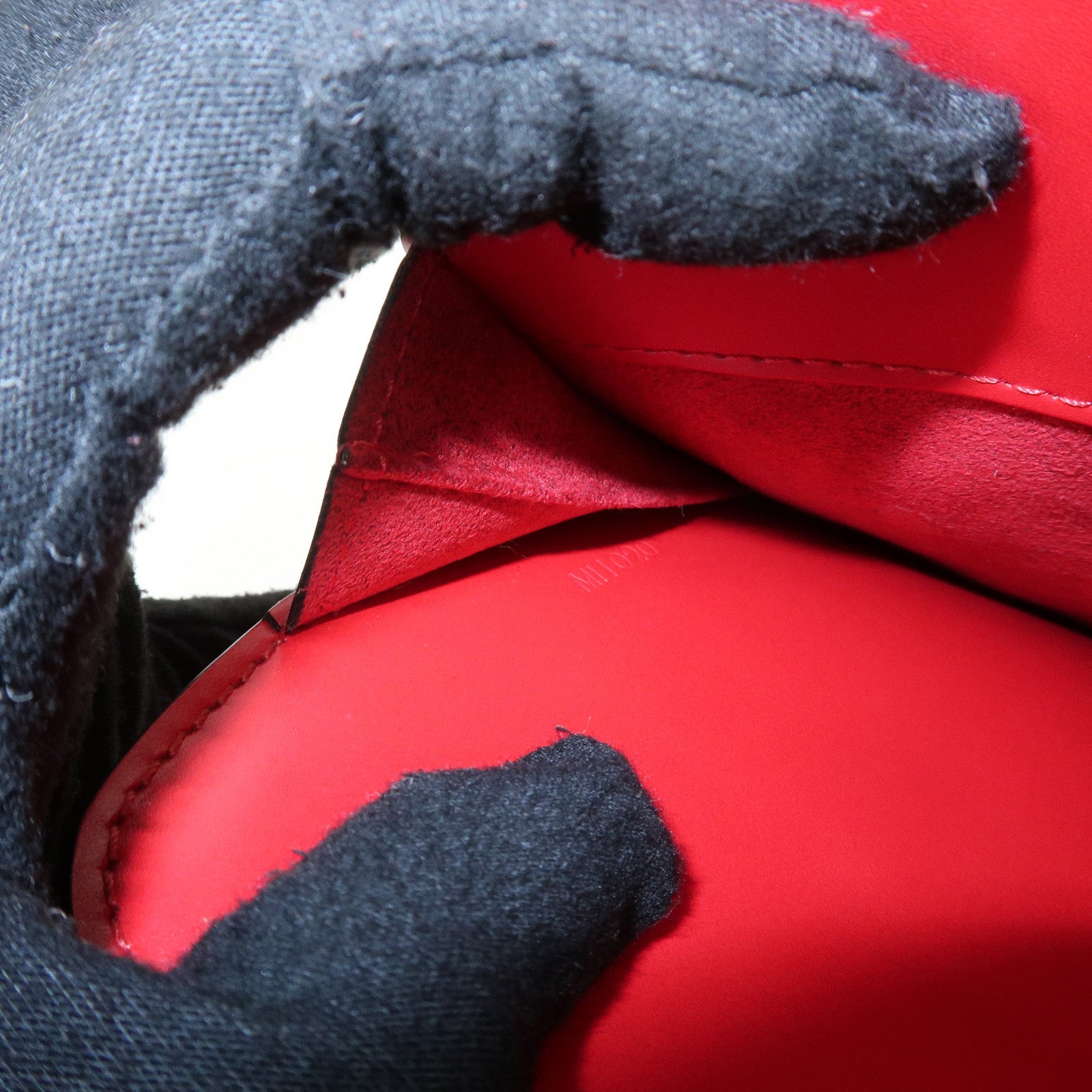 Louis Vuitton Epi Pont Neuf Hand Bag Castilian Red M52057 Used