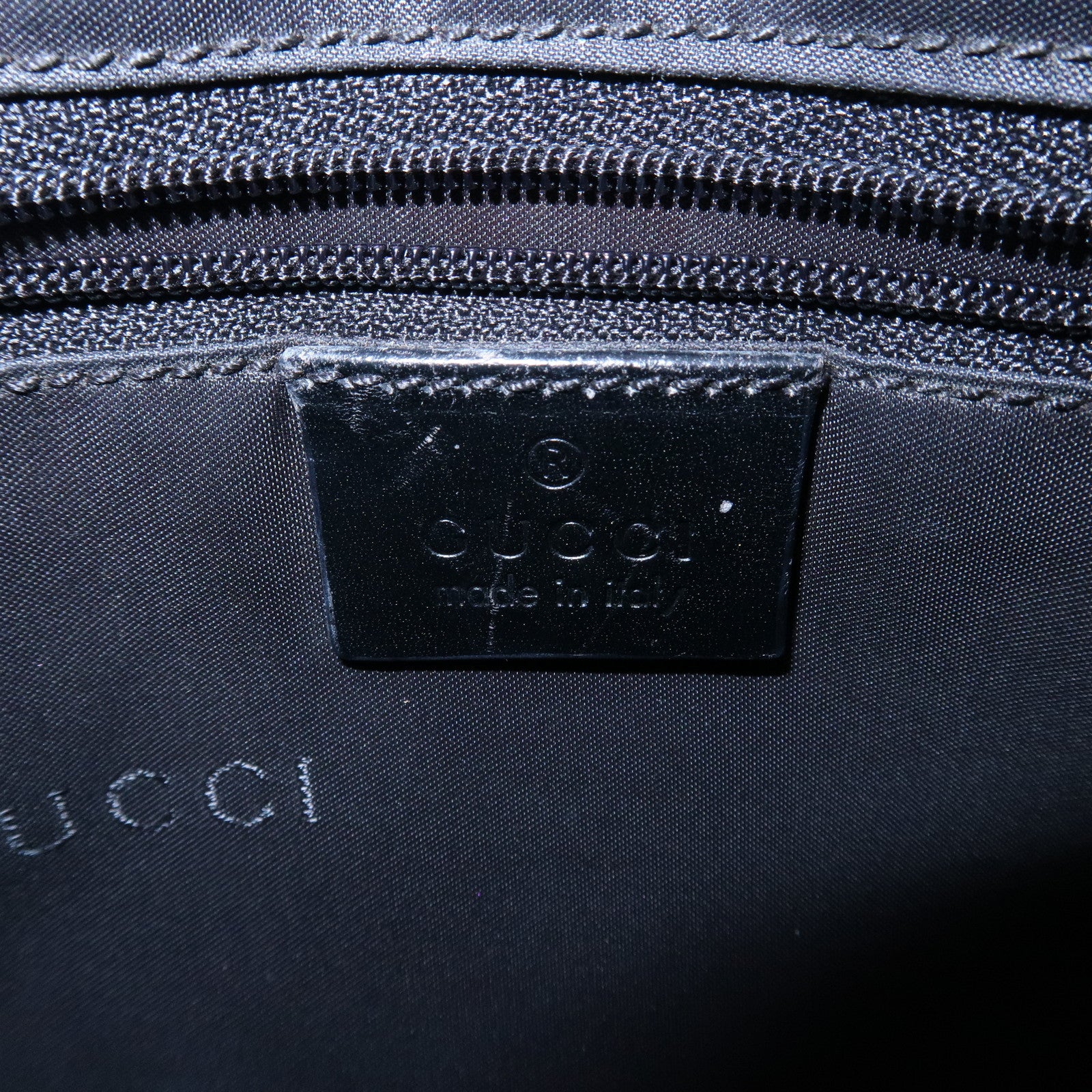 GUCCI Jackie Suede Leather Shoulder Bag Black 001.3735