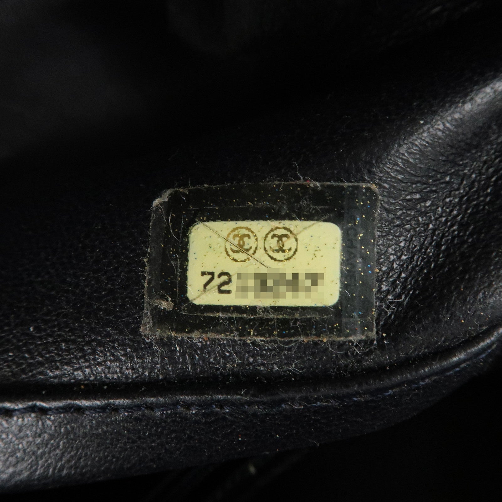 CHANEL COCO Mark Matelasse Canvas Patent Leather Tote Bag Used