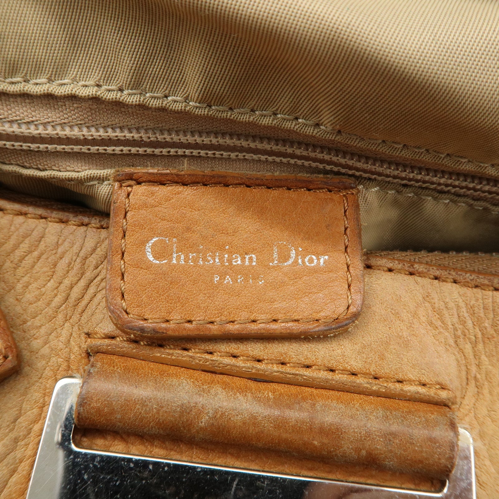 Christian Dior Trotter Street Chic Canvas Leather Mini Boston Bag