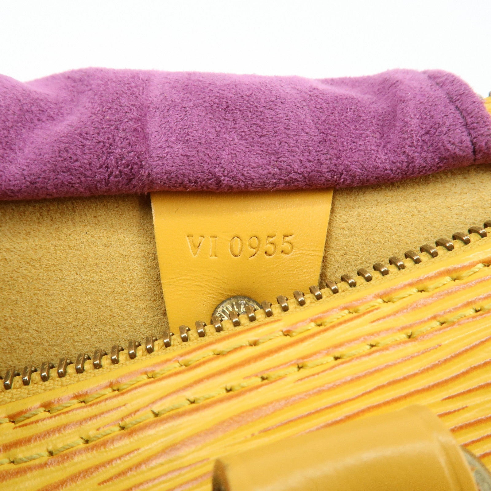 Louis Vuitton Epi Speedy 25 Boston Bag Hand Bag Yellow M43019