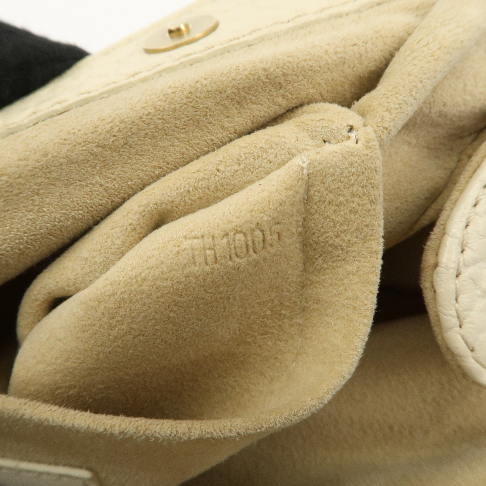 Louis Vuitton Monogram Mini Lin Trapeze PM Hand Bag Caramel M40059 Used