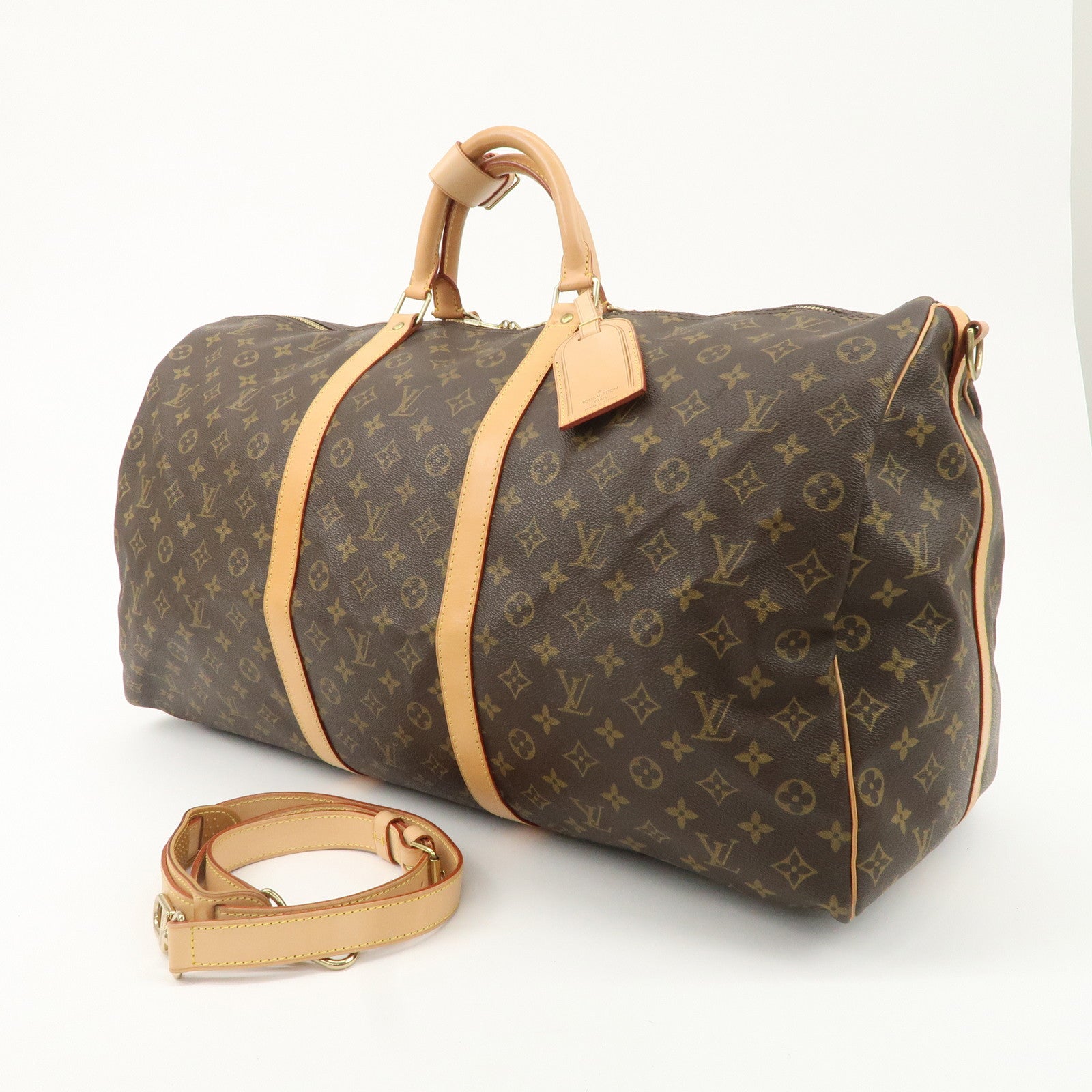 Louis Vuitton Monogram Keep All Bandouliere 60 Bag M41412