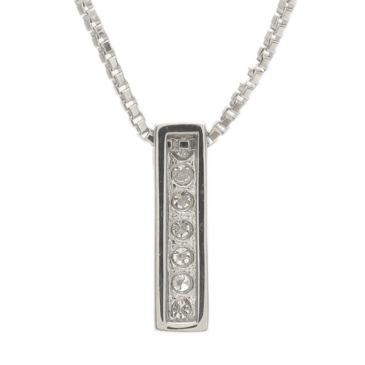VENDOME AOYAMA 7P Diamond Necklace PT900 PT850 Platinum