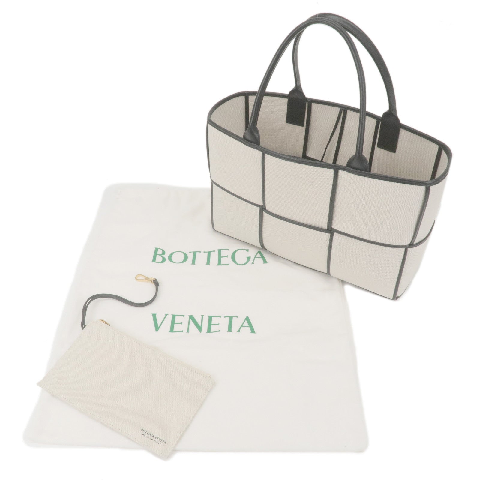 Bottega Veneta Arco Canvas Tote Bag