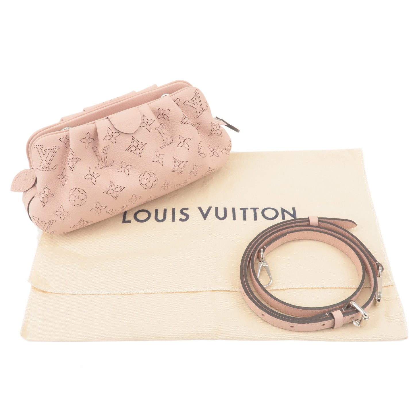 Louis Vuitton Monogram Mahina Scala Mini Shoulder Bag Pink M80092