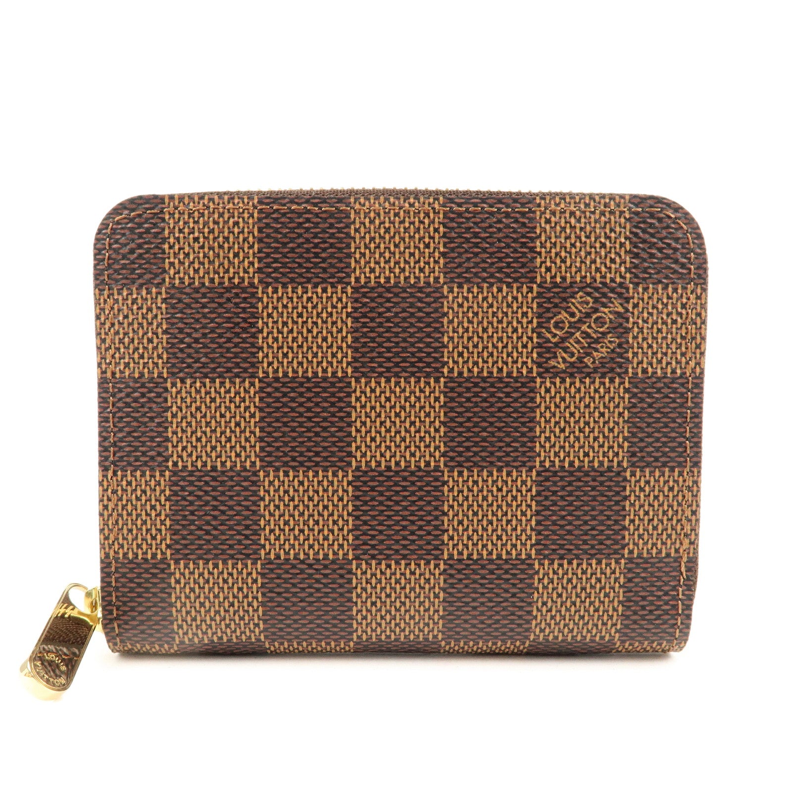 Louis-Vuitton-Damier-Zippy-Round-Coin-Purse-Coin-Case-N63070