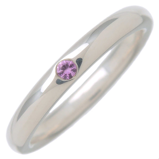 Tiffany&Co.-Stacking-Band-Ring-1P-Pink-Sapphire-SV925-Silver-US5