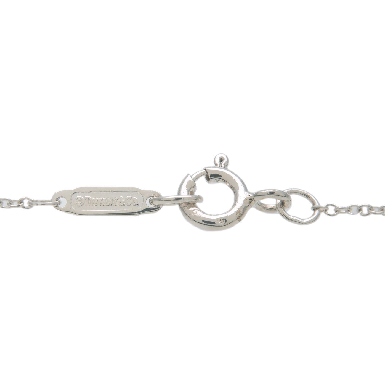 Tiffany&Co. Return to Tiffany Mini Double HeartTag Necklace Silver